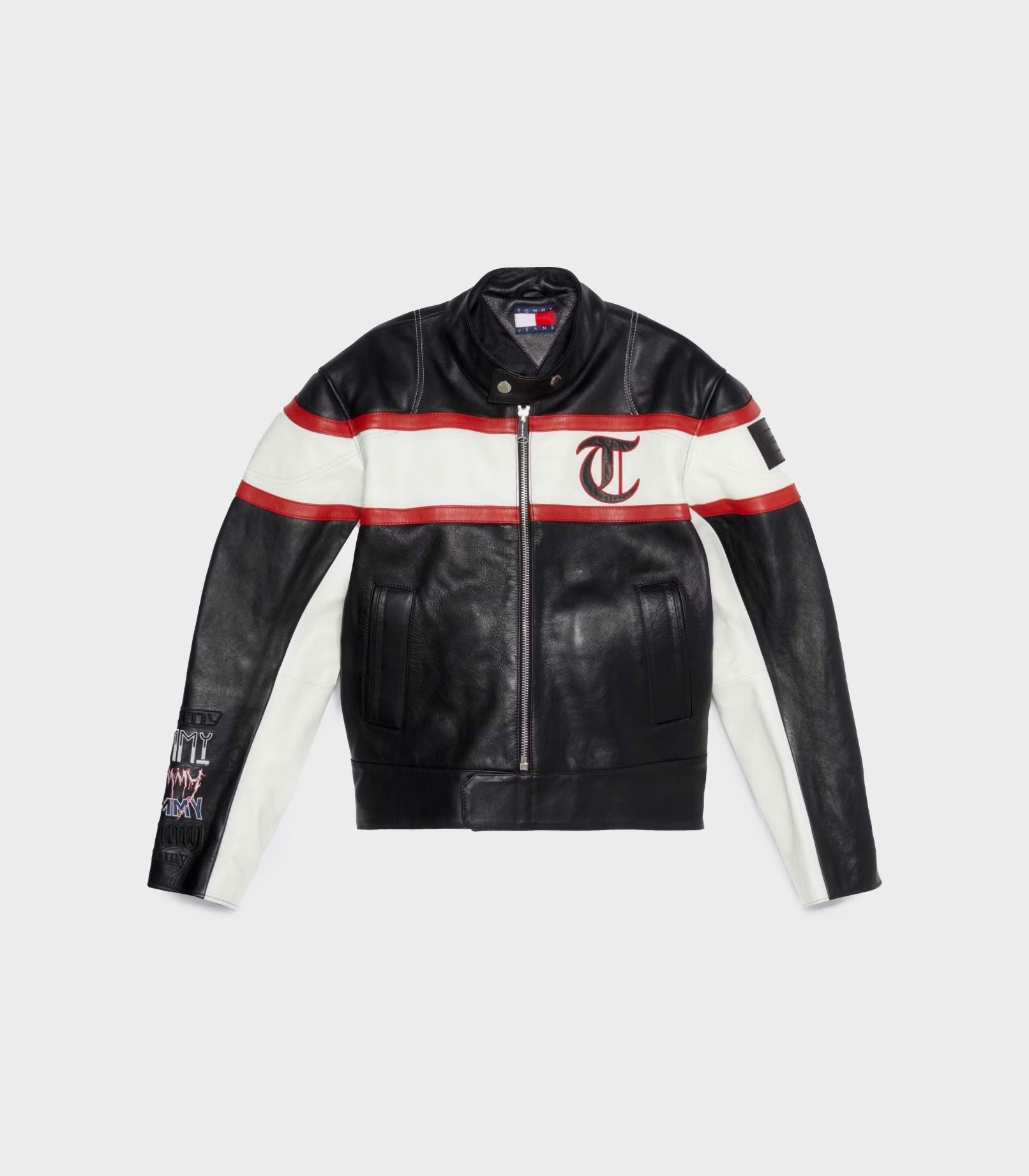 Tommy Hilfiger Jeans Men's Leather Biker Jacket