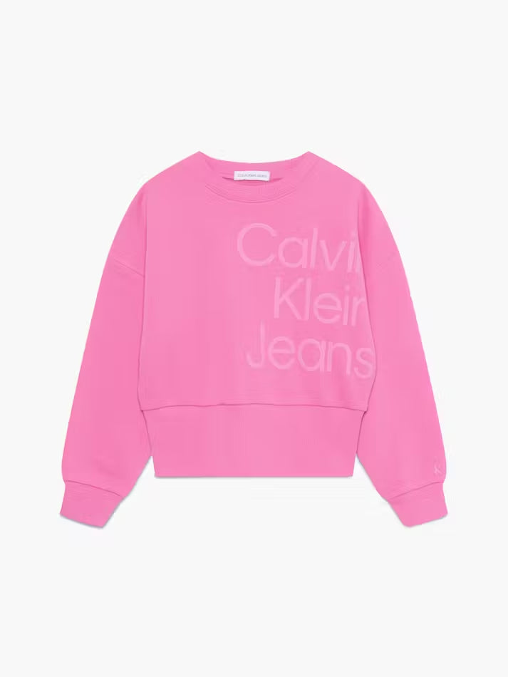 Calvin Klein Boxy Logo Sweatshirt – O'five Egypt