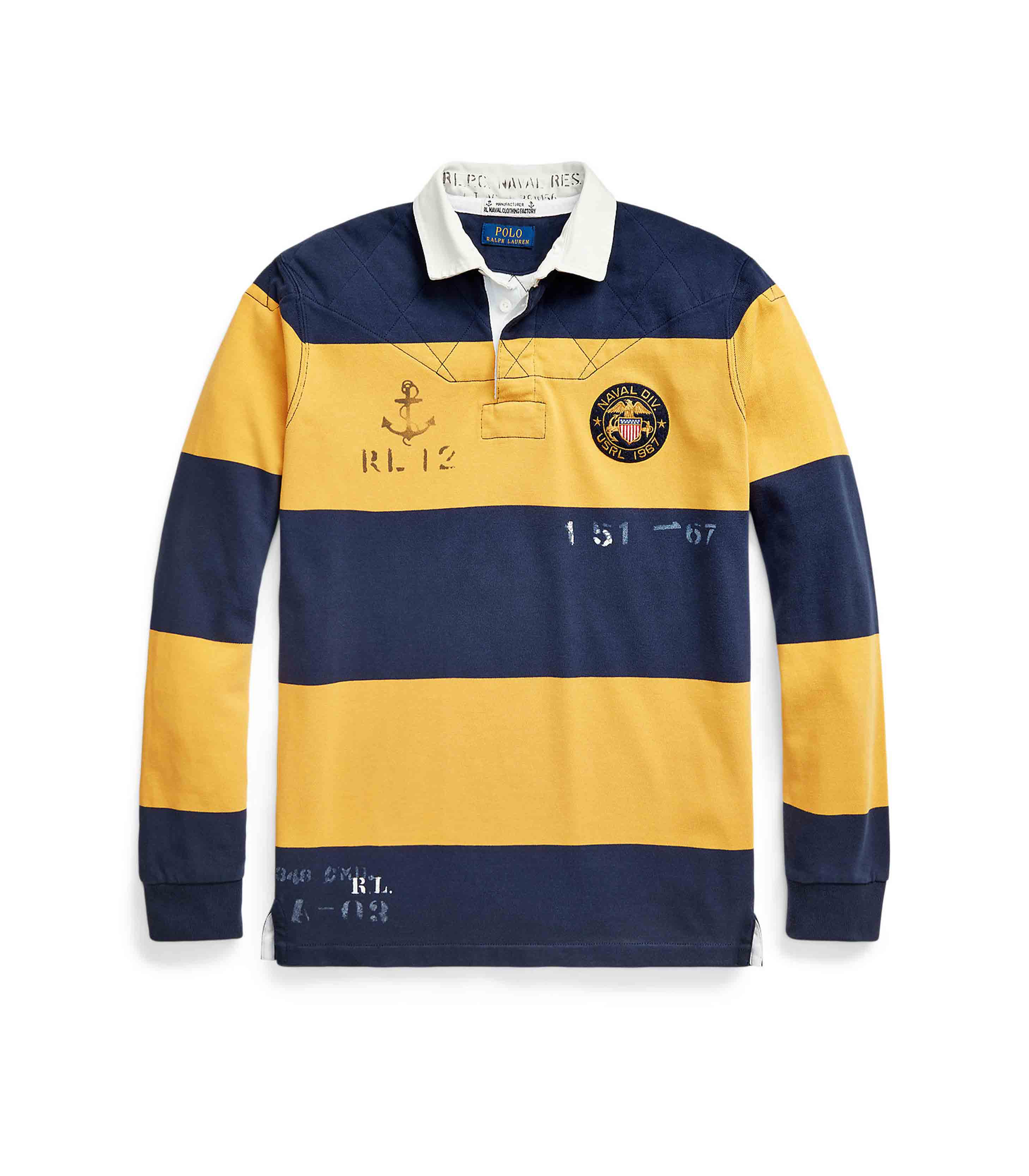 Full Sleeve Thick Rugby Shirts Polo Ralph Lauren Heavy Long Sleeve