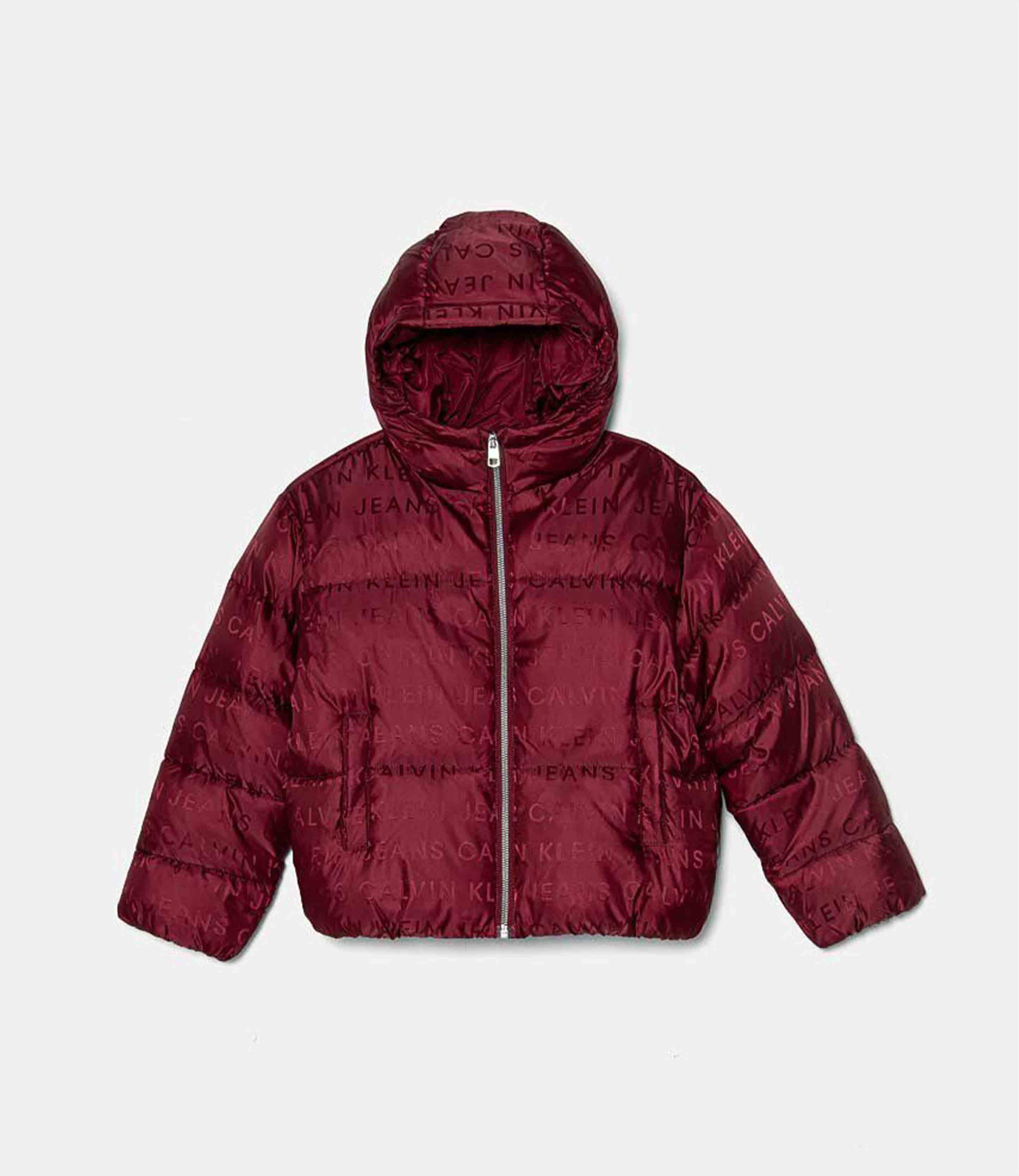 Calvin Klein Boys Logo Aop Puffer Jacket - Main Image