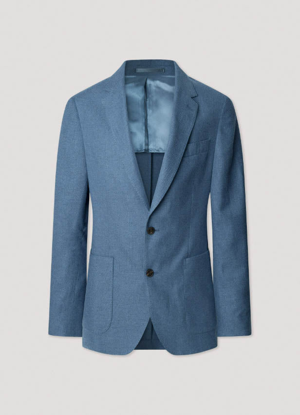 Hackett London cotton twill blazer