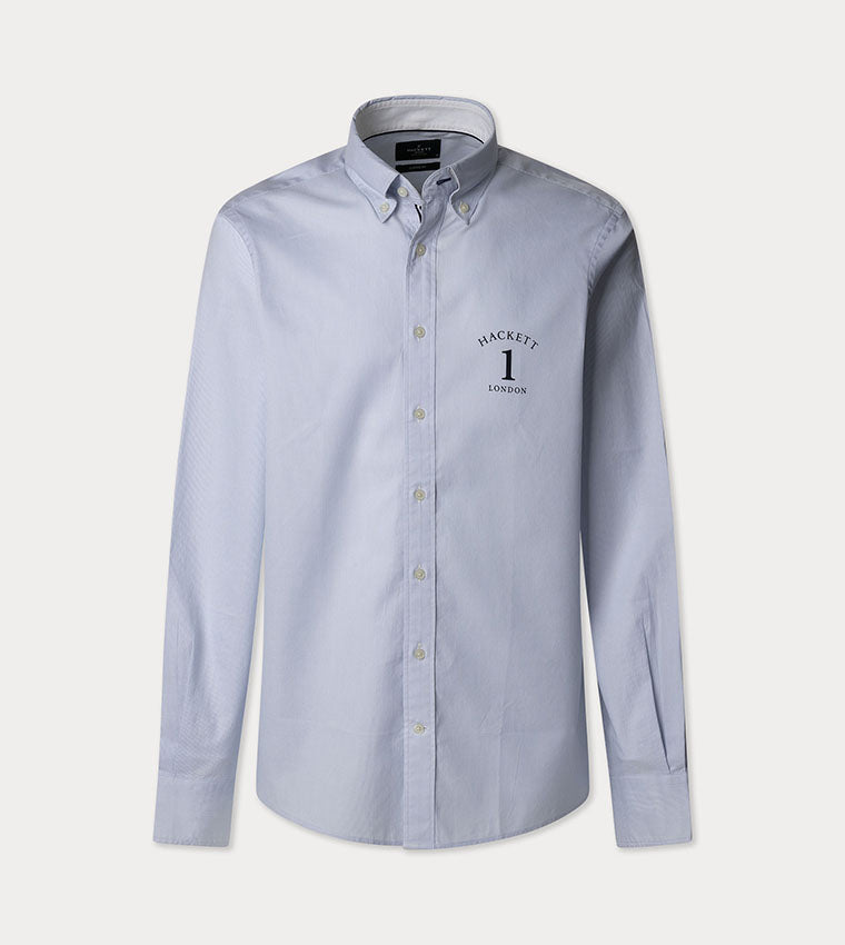 Hackett London Men's Heritage Long Sleeve Shirt - Main Image