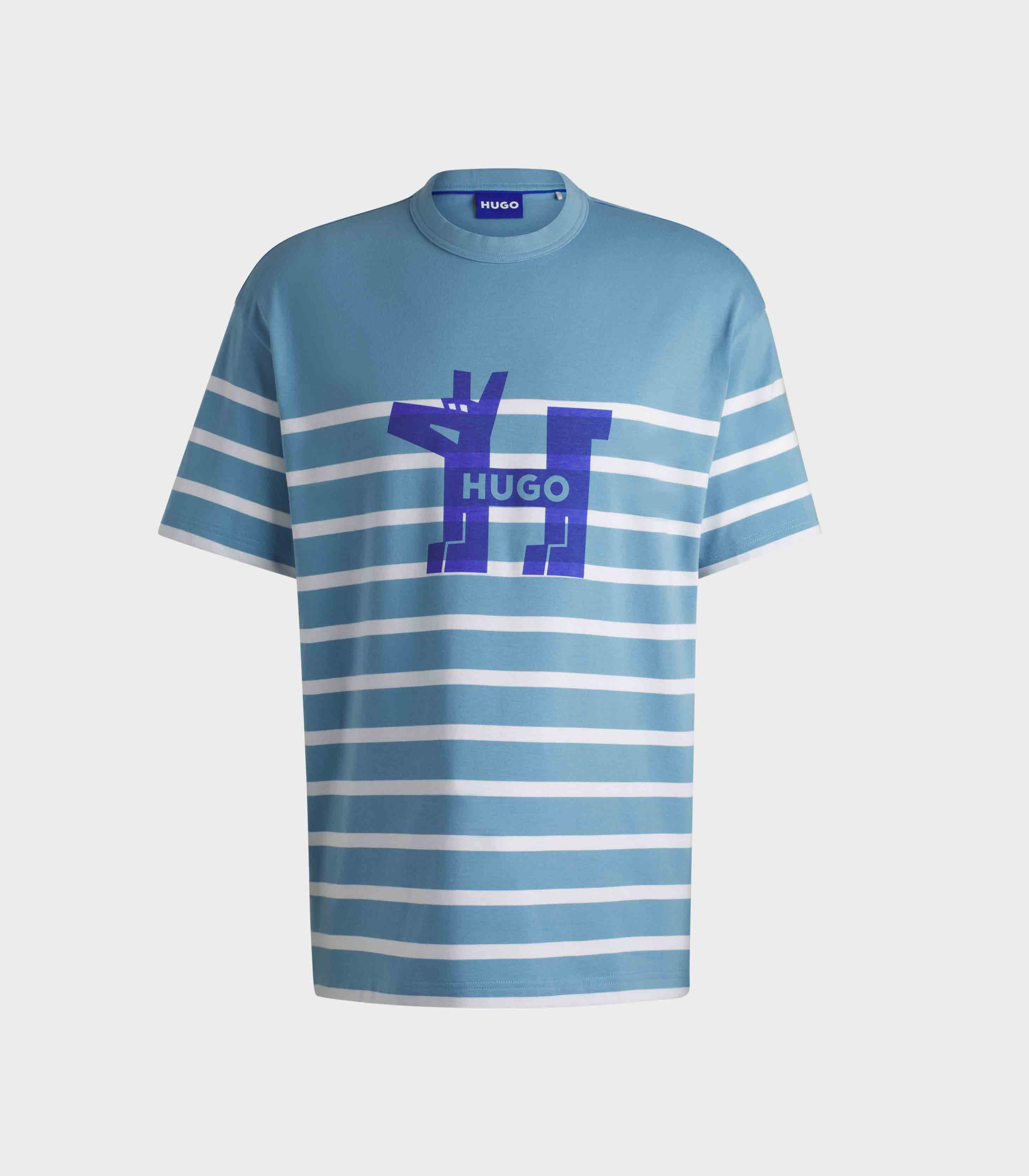 light Blue / White stripe