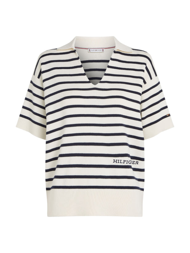 Cream/ Navy