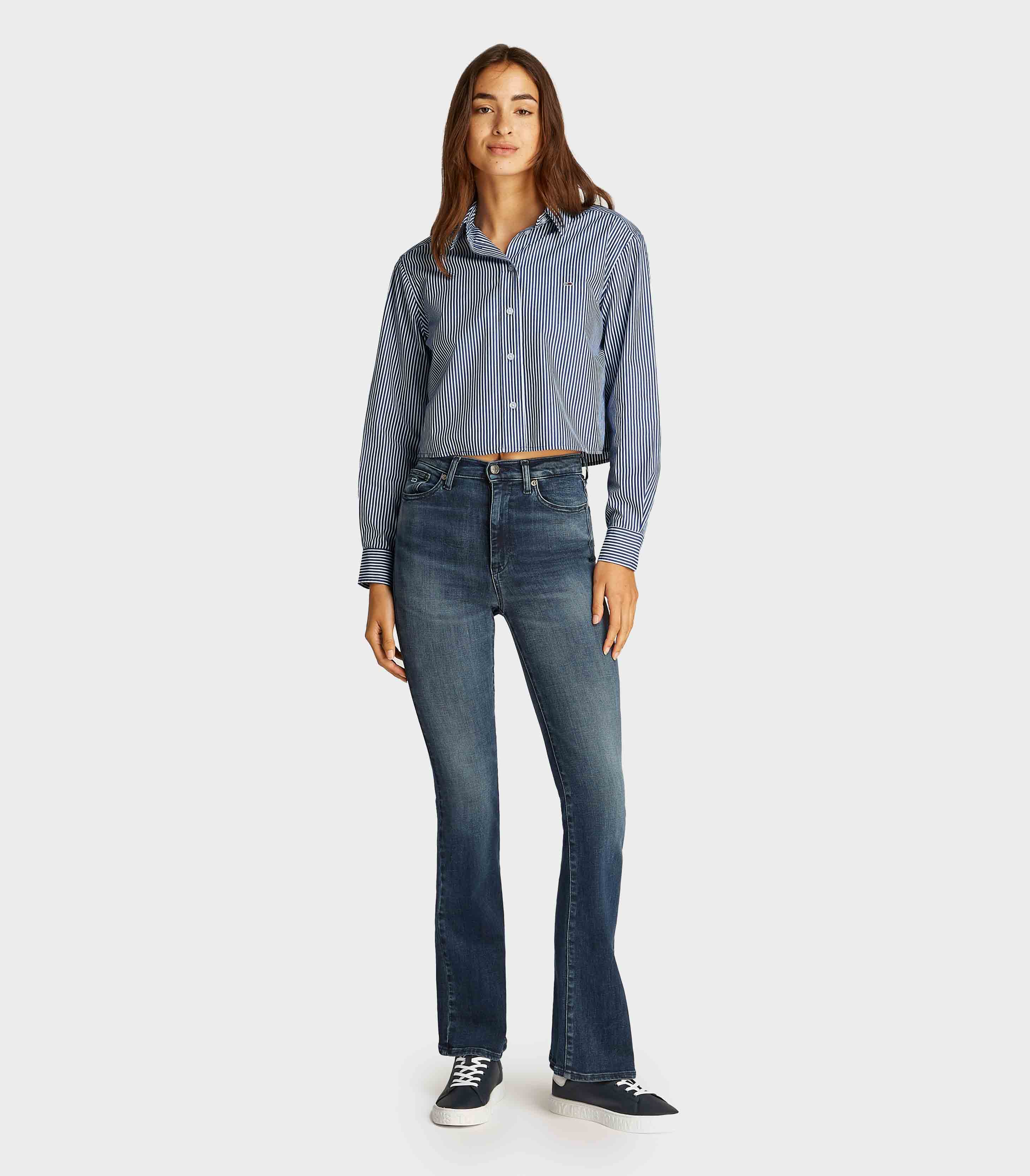 Navy/White Stripe