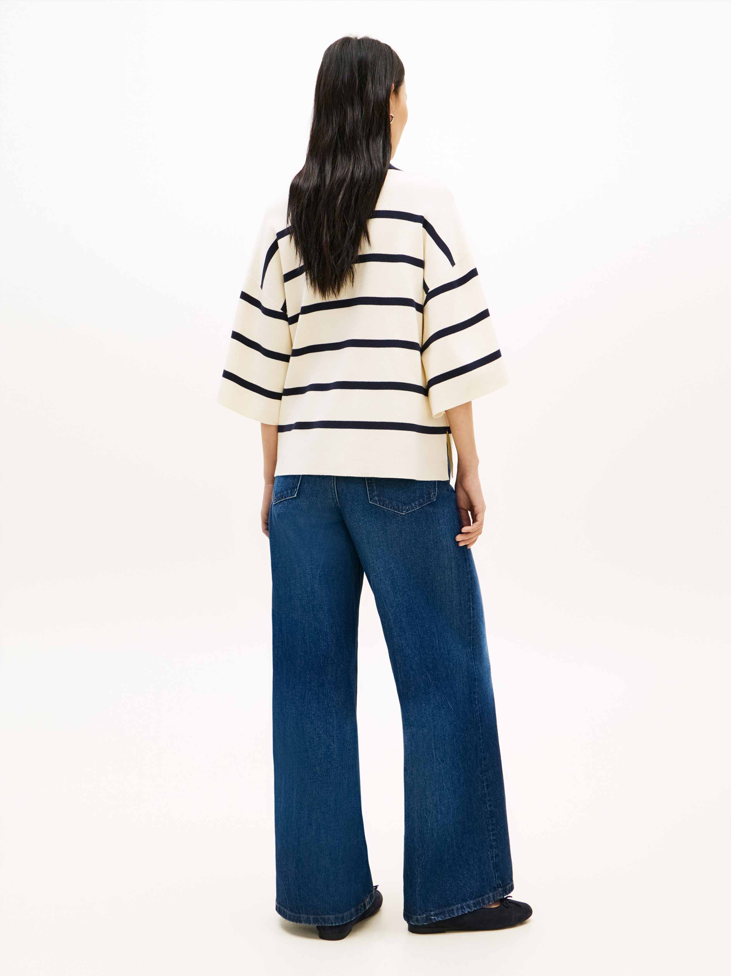 Navy/White Stripe