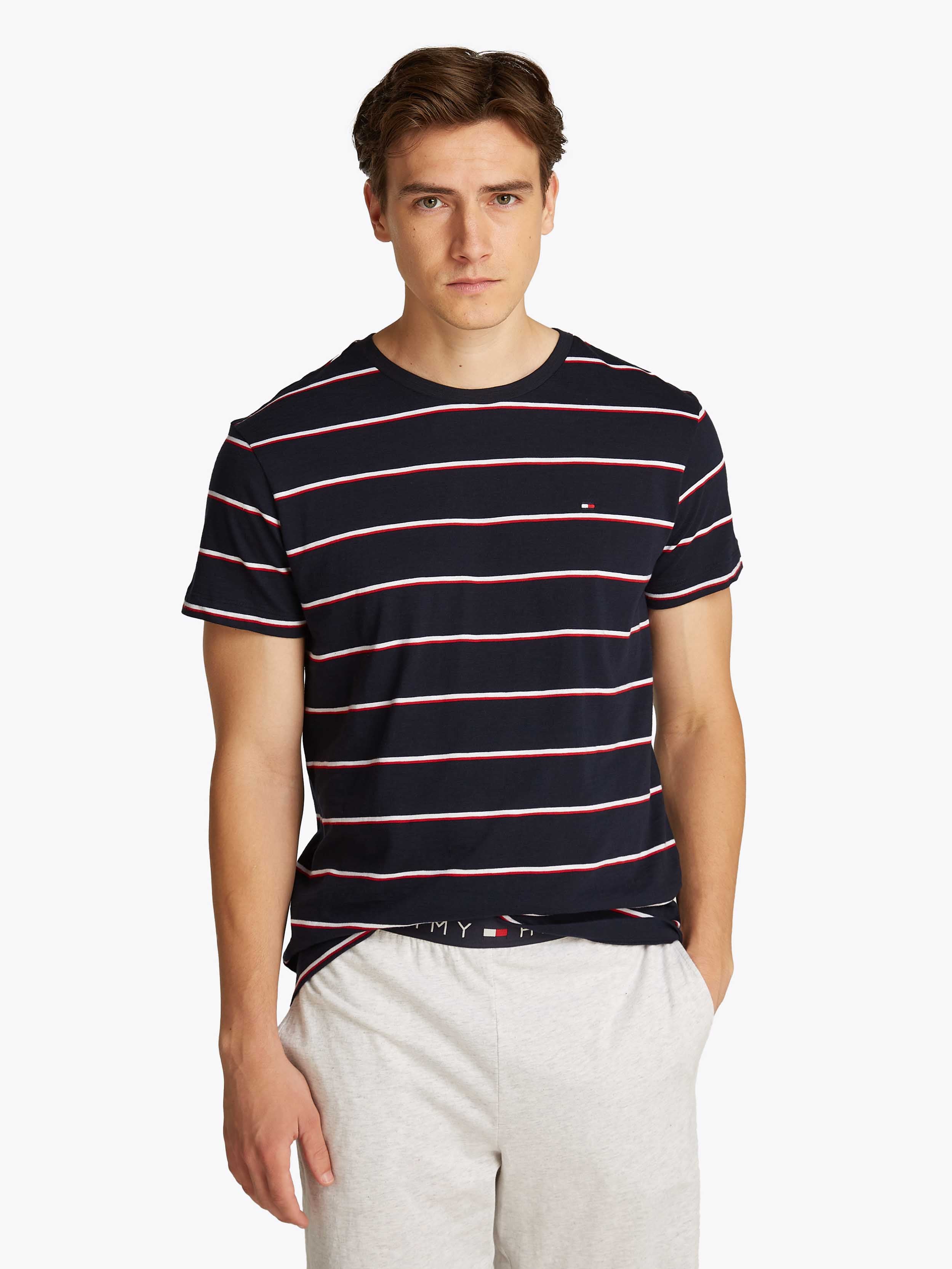 Stacked Stripes / Light Grey Ht