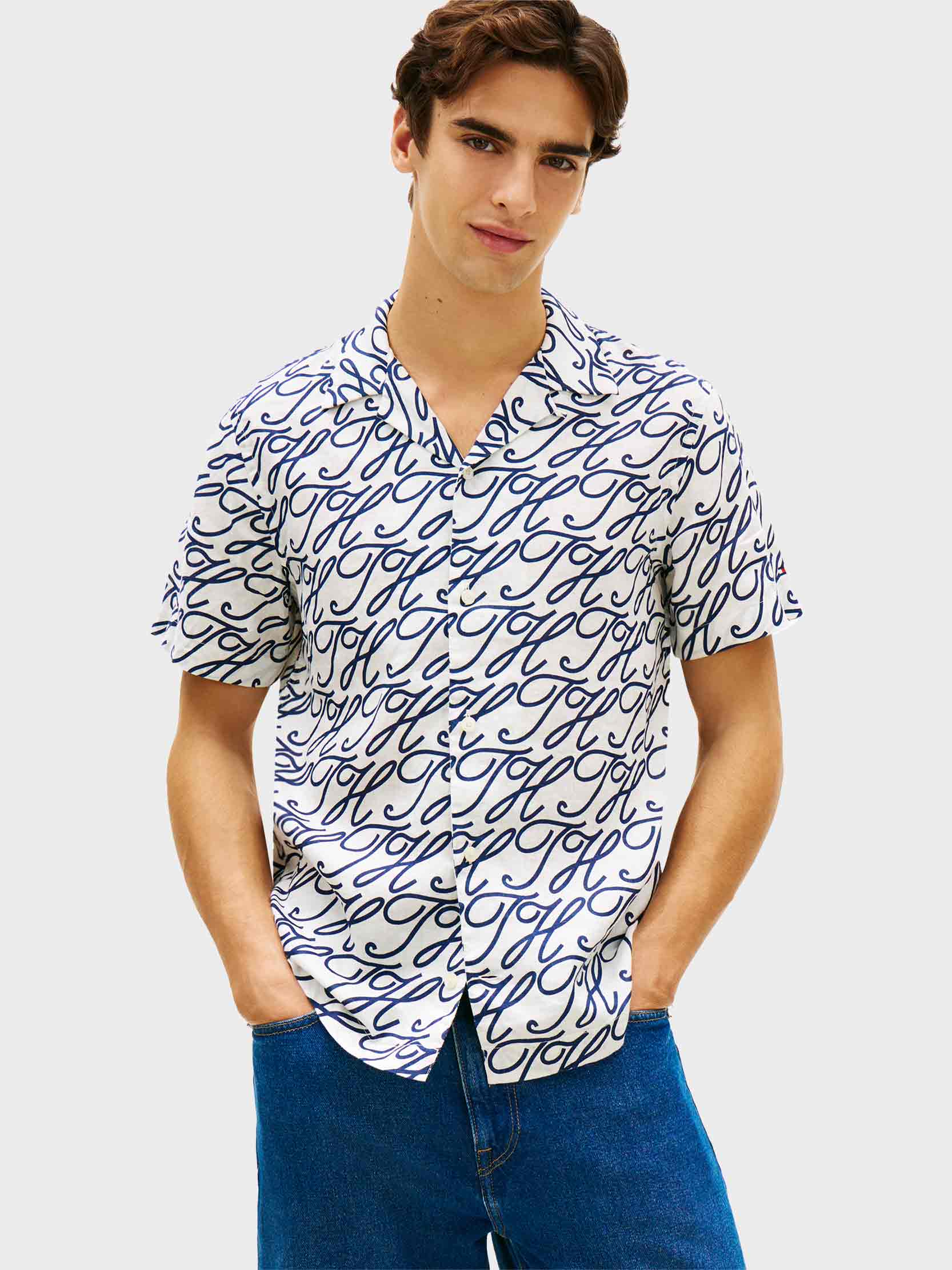 White / Navy
