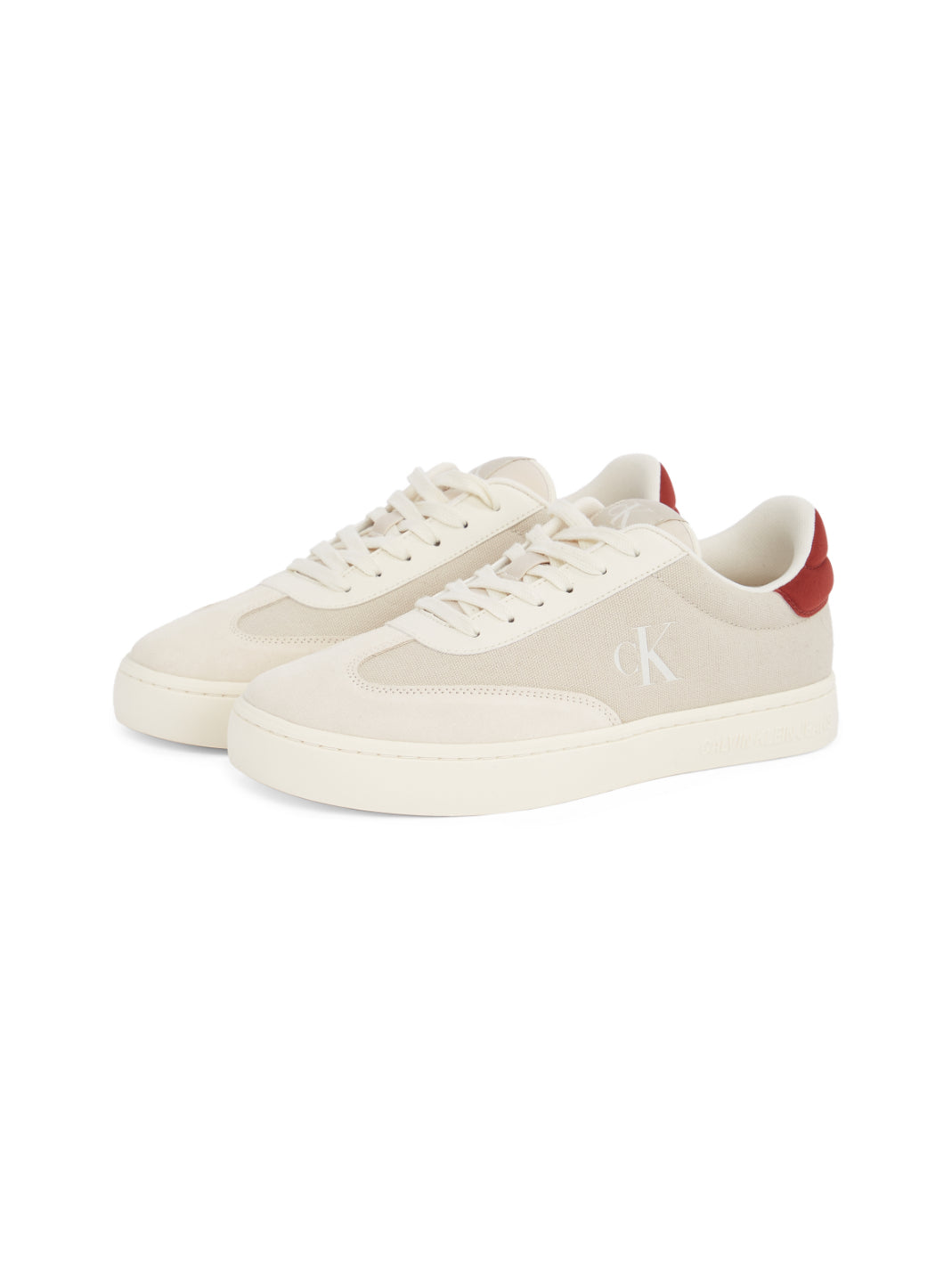 Eggshell/Red