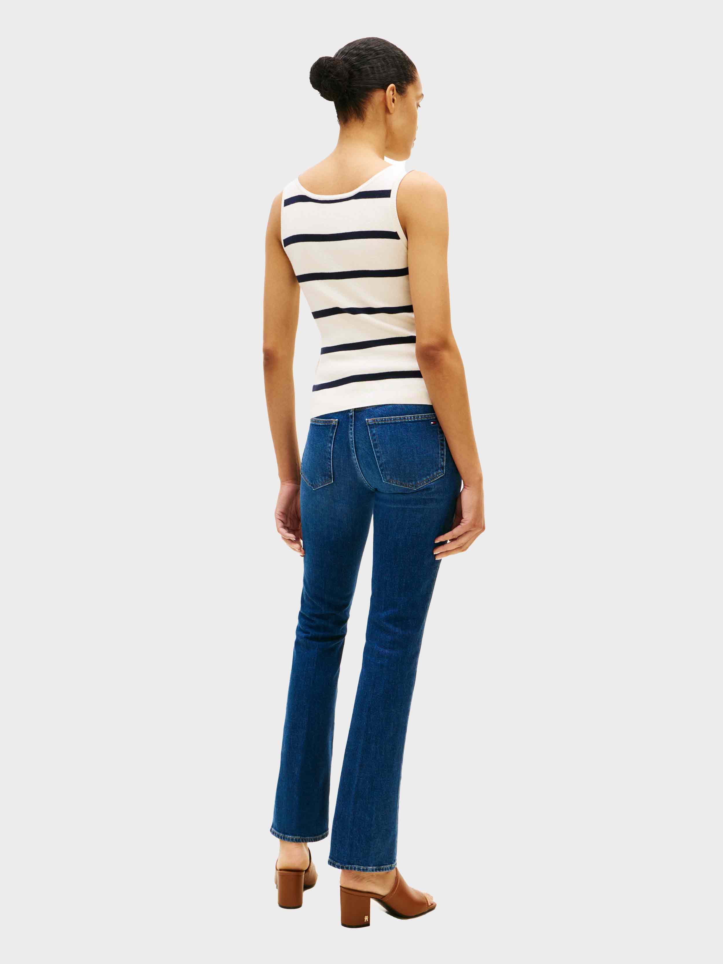 Navy/White Stripe