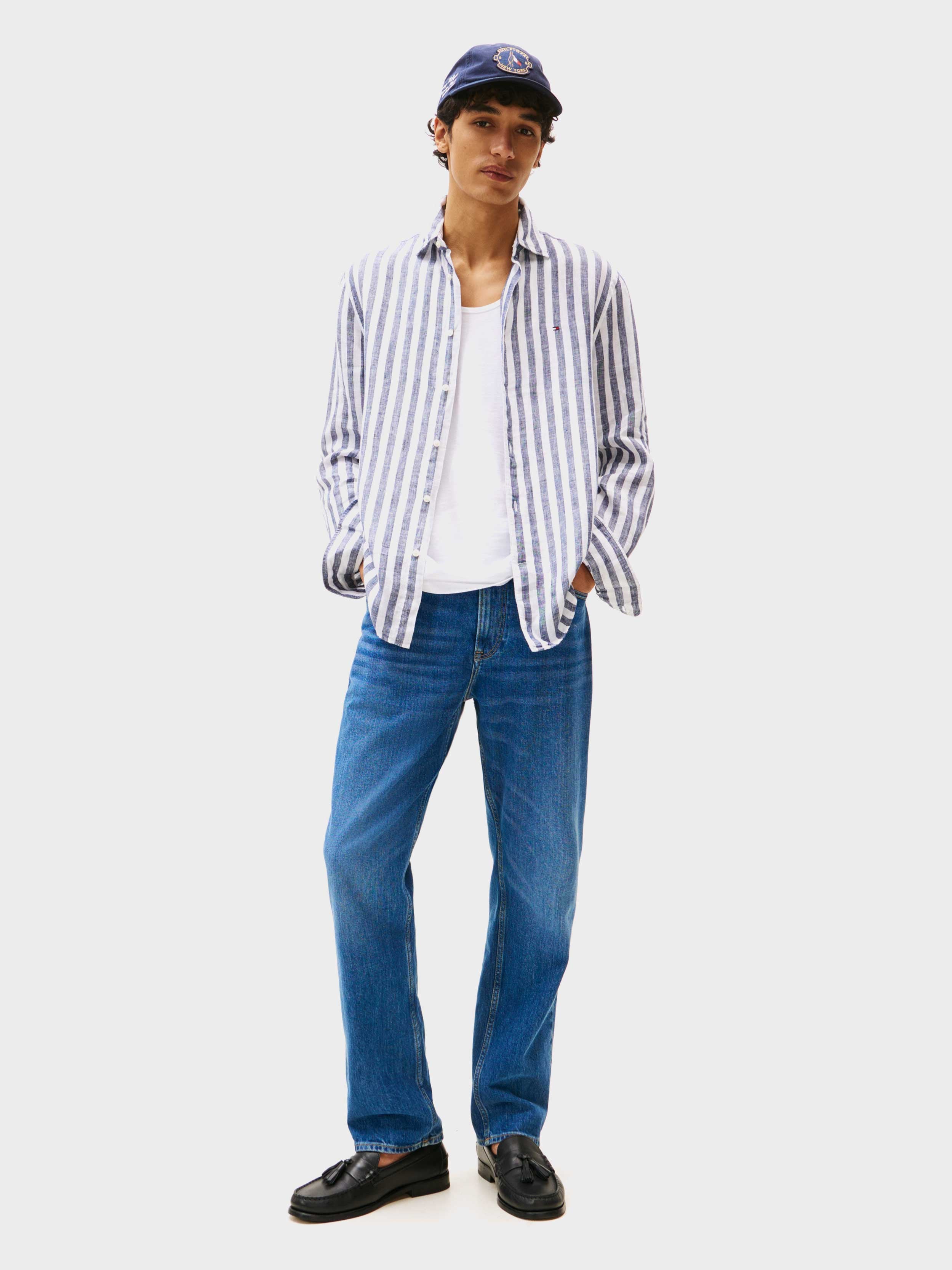 White / Navy