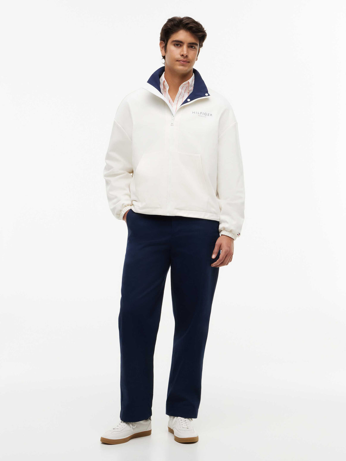 White/Navy