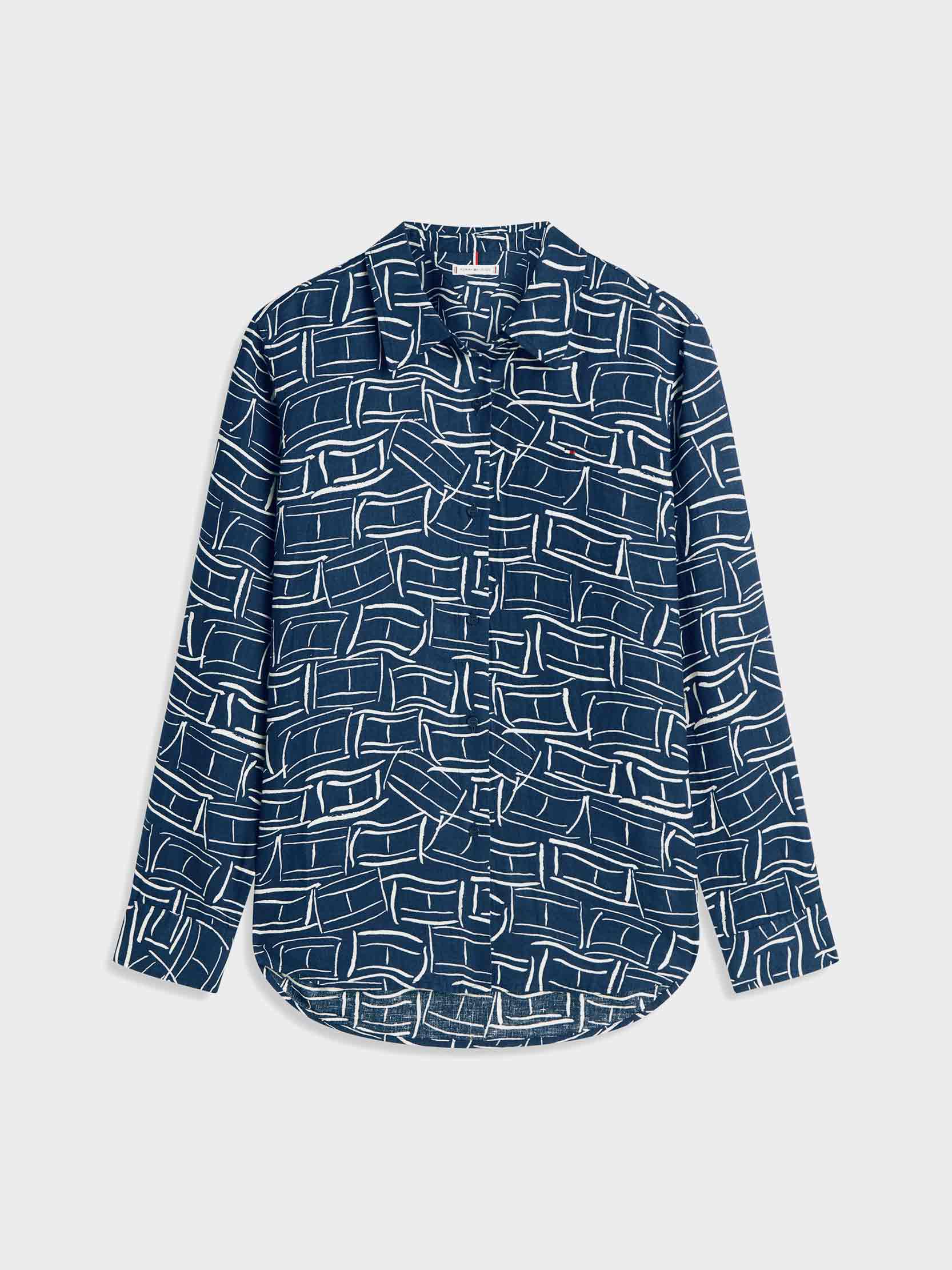 Flag Feathers Dark Night Navy