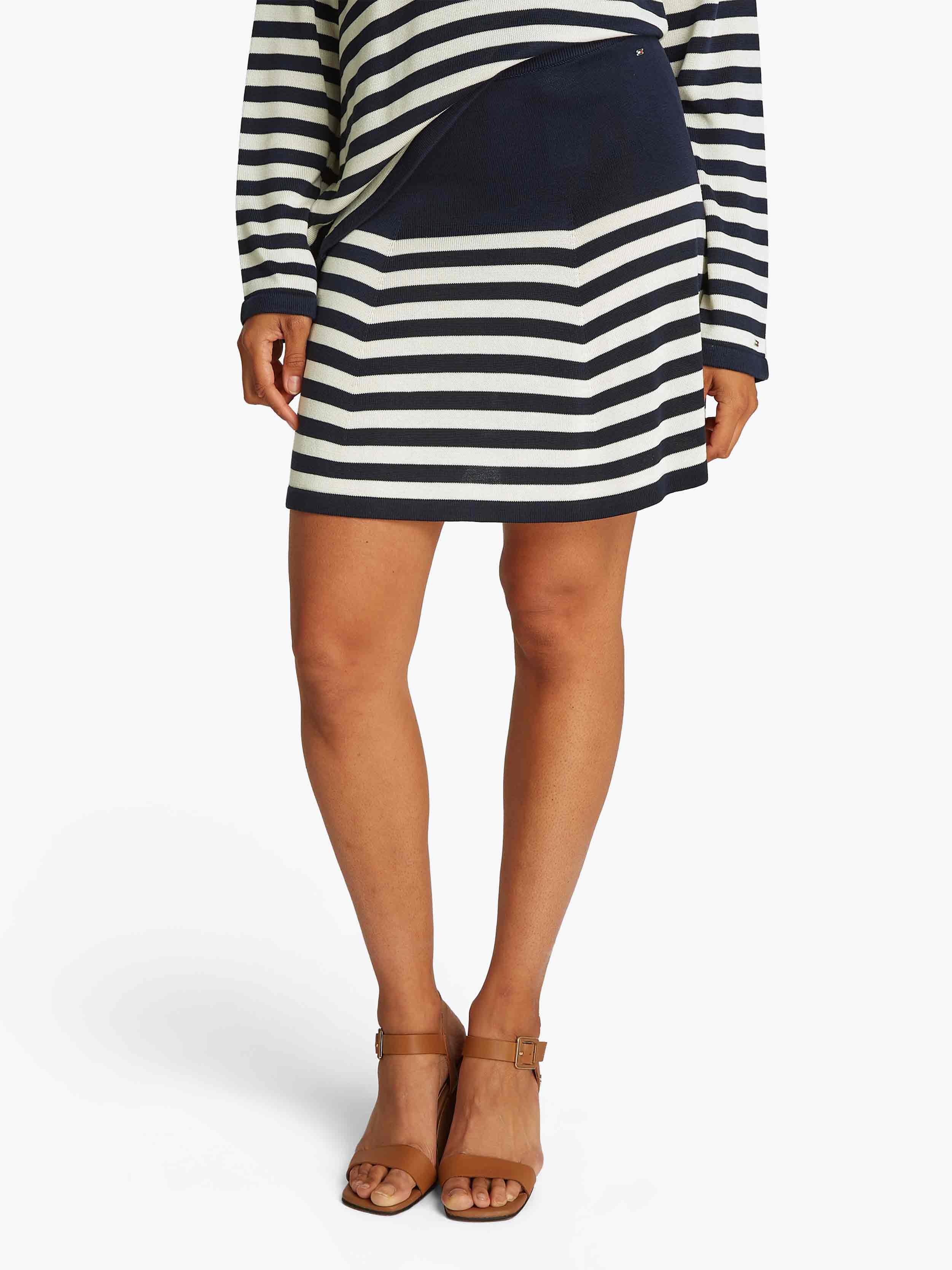 Ecru/Navy Blue