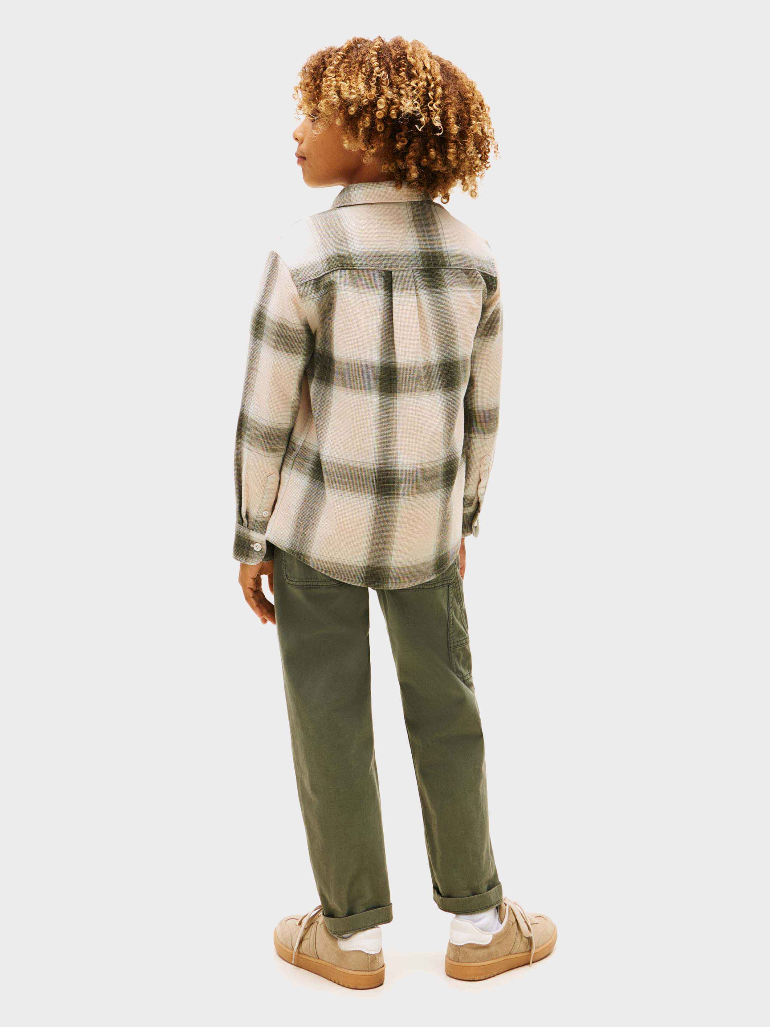 Pewter Green Check