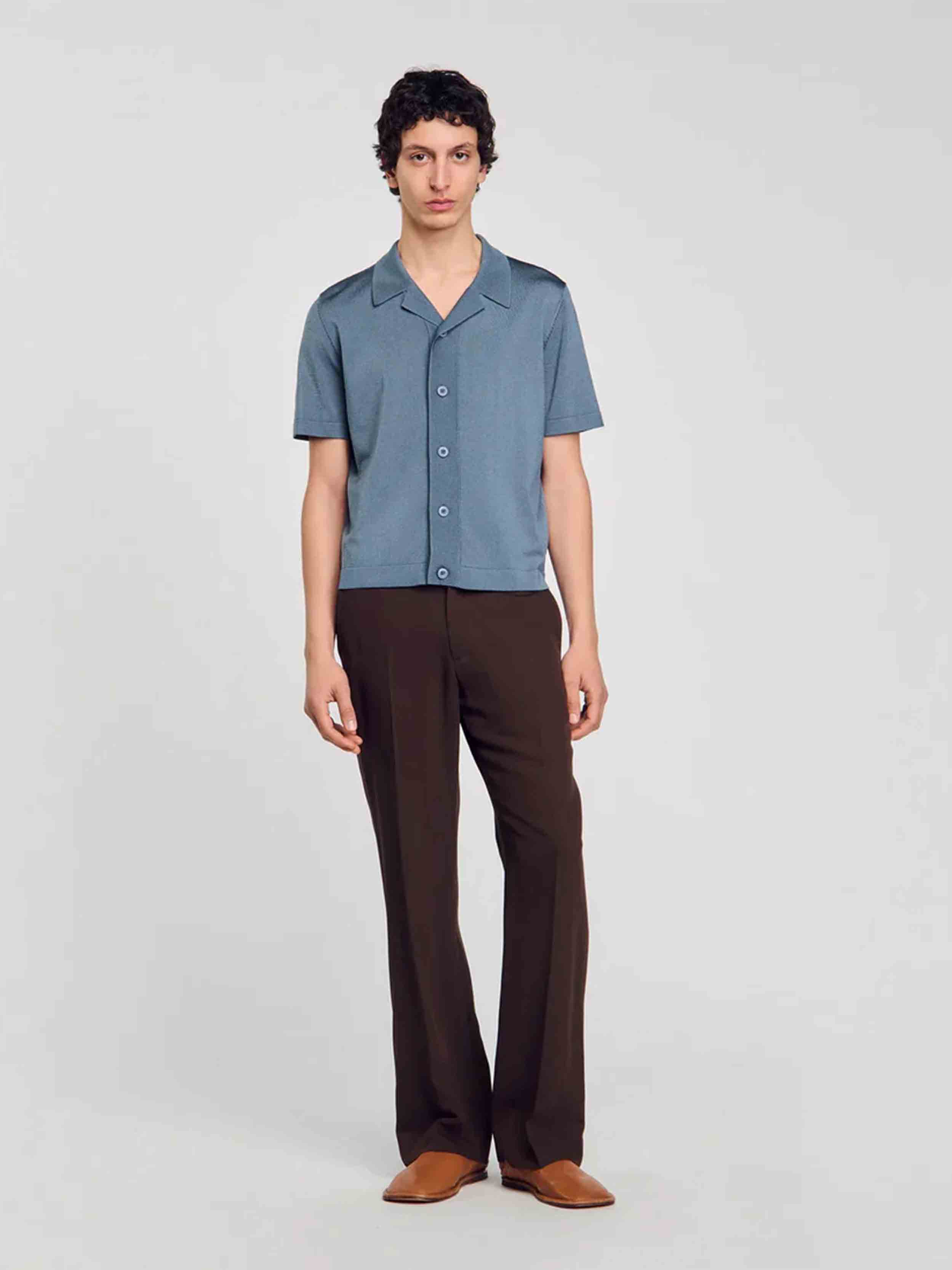 Dark chambray