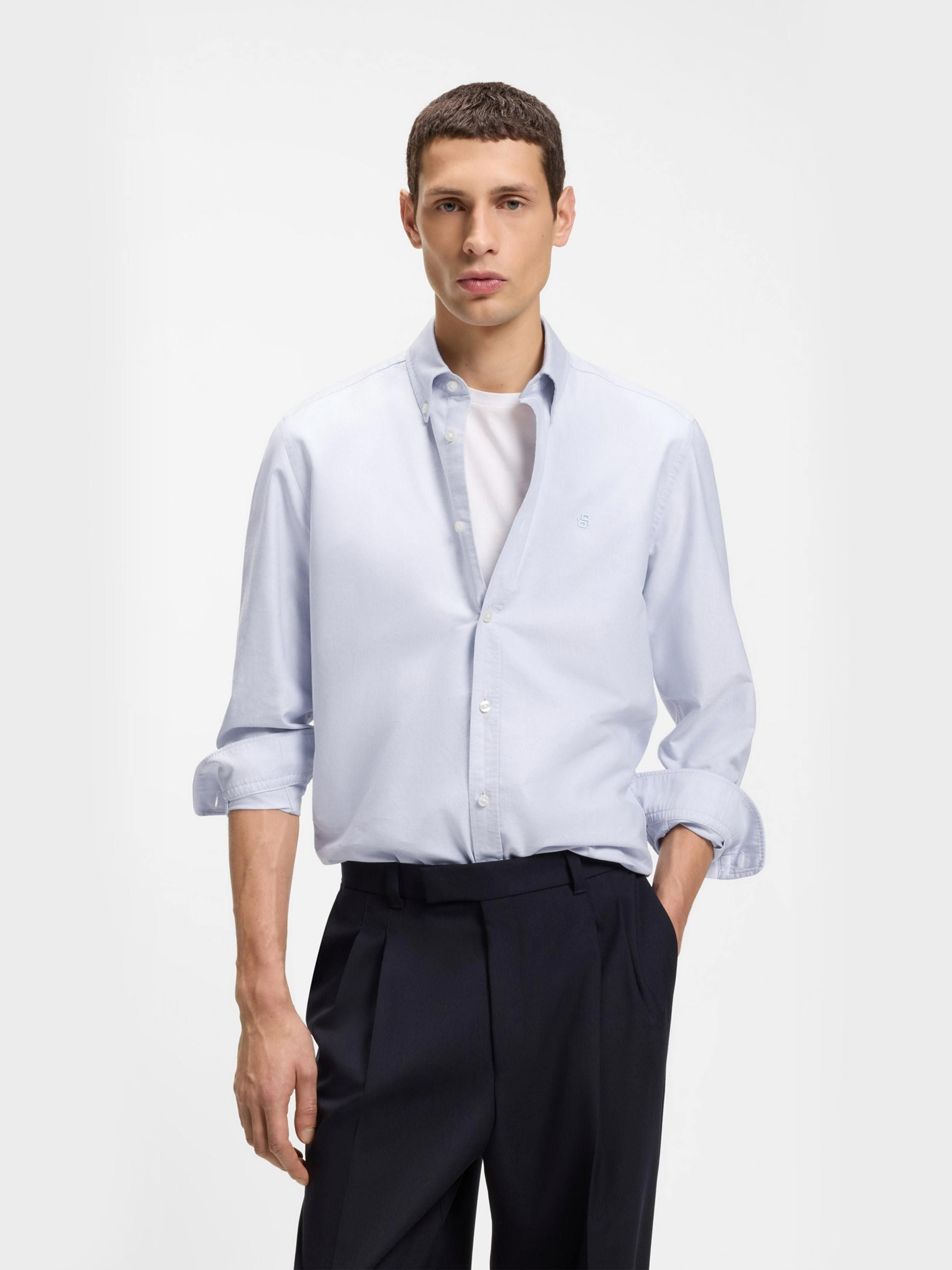 light Blue / White stripe