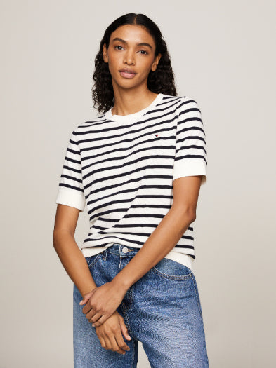 Navy / Ecru
