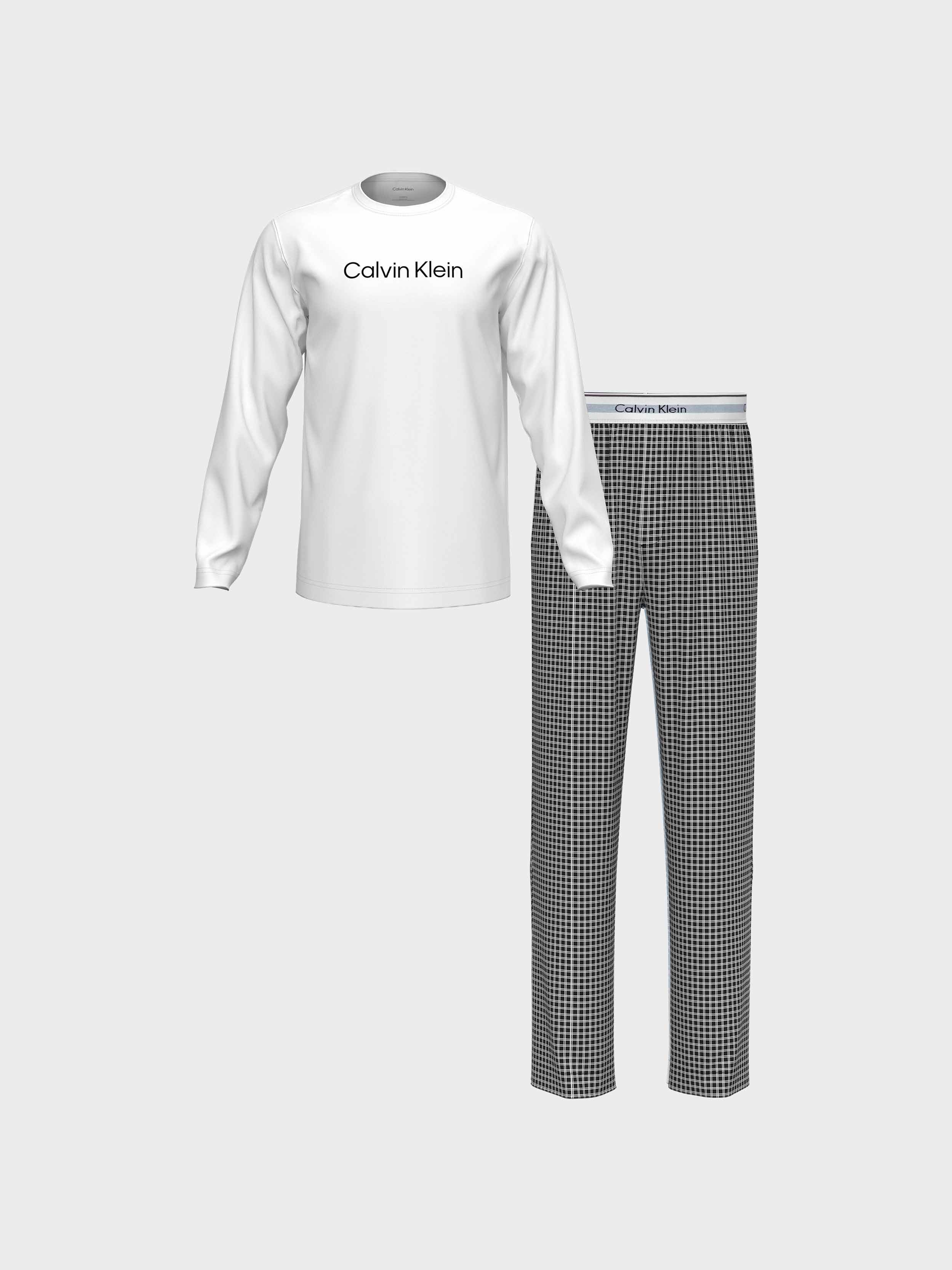 Classic White TOP / SUMMIT PLAID BL