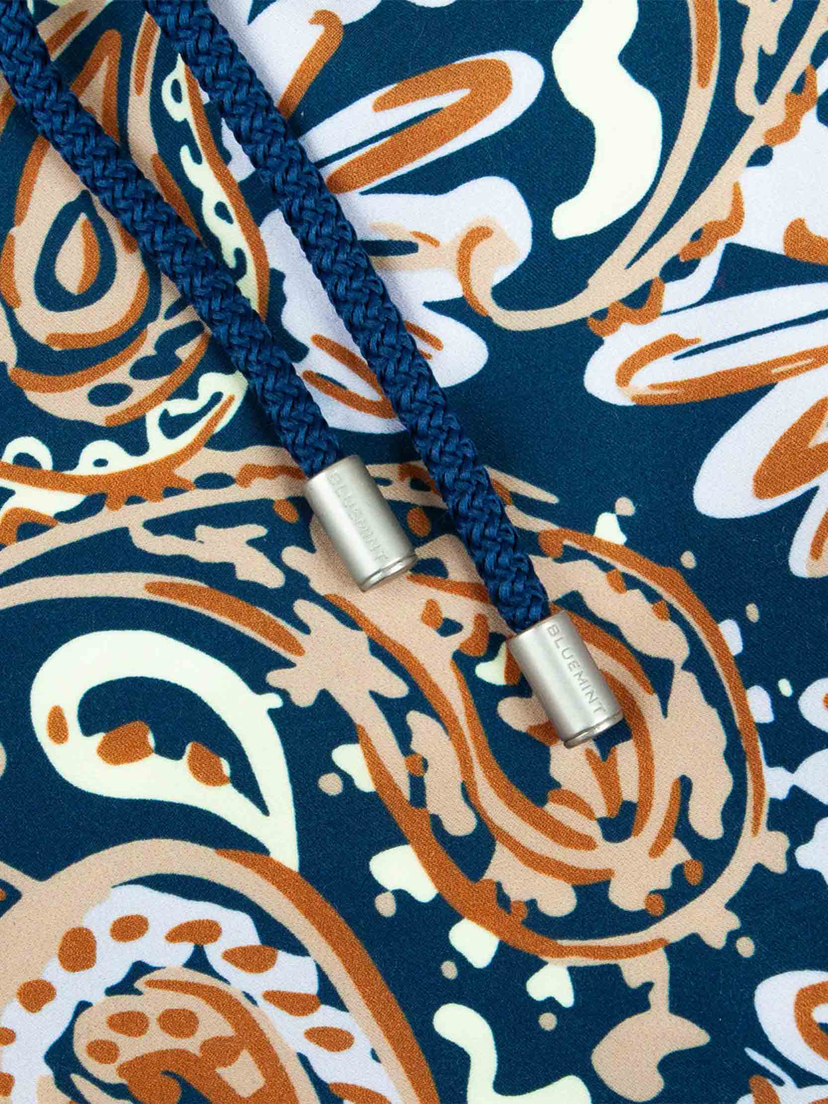 Logo Print Navy