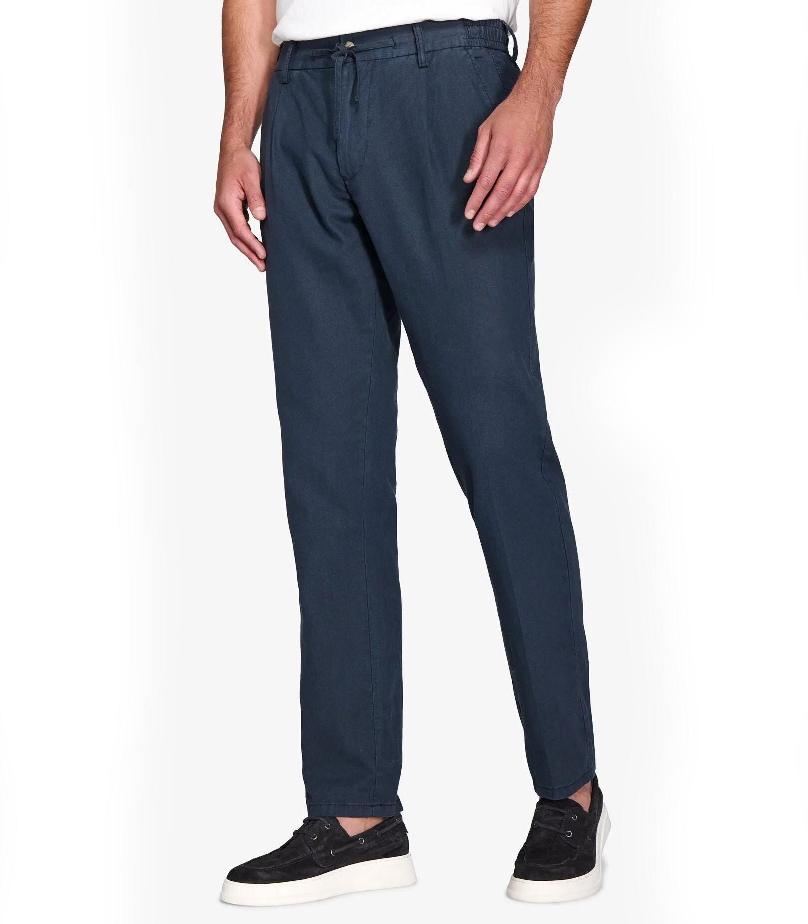 Dan John Linen Blend Drawstring Trousers O five dan-john-linen-blend-drawstring-trousers-o-five