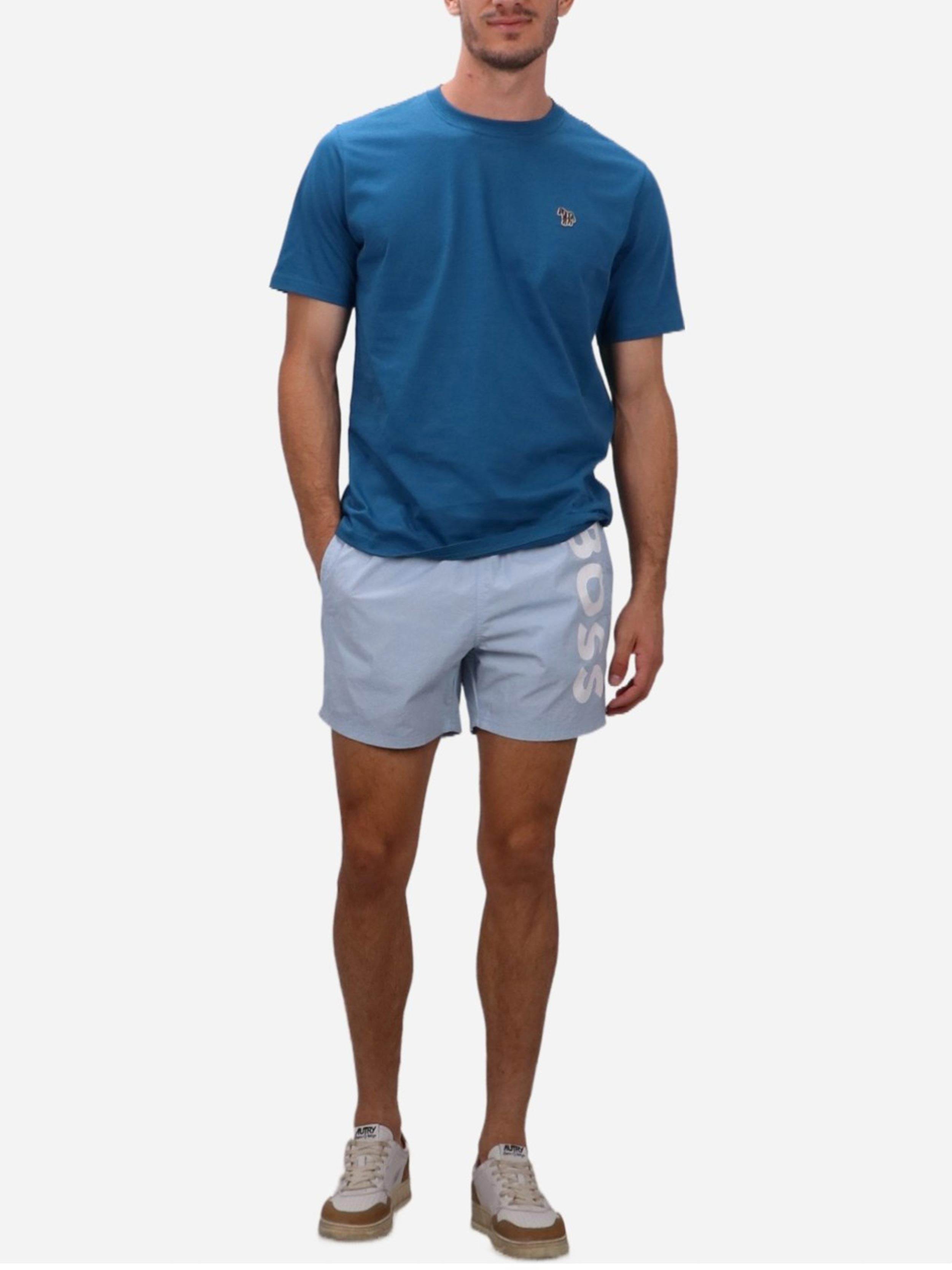 light Blue / White stripe