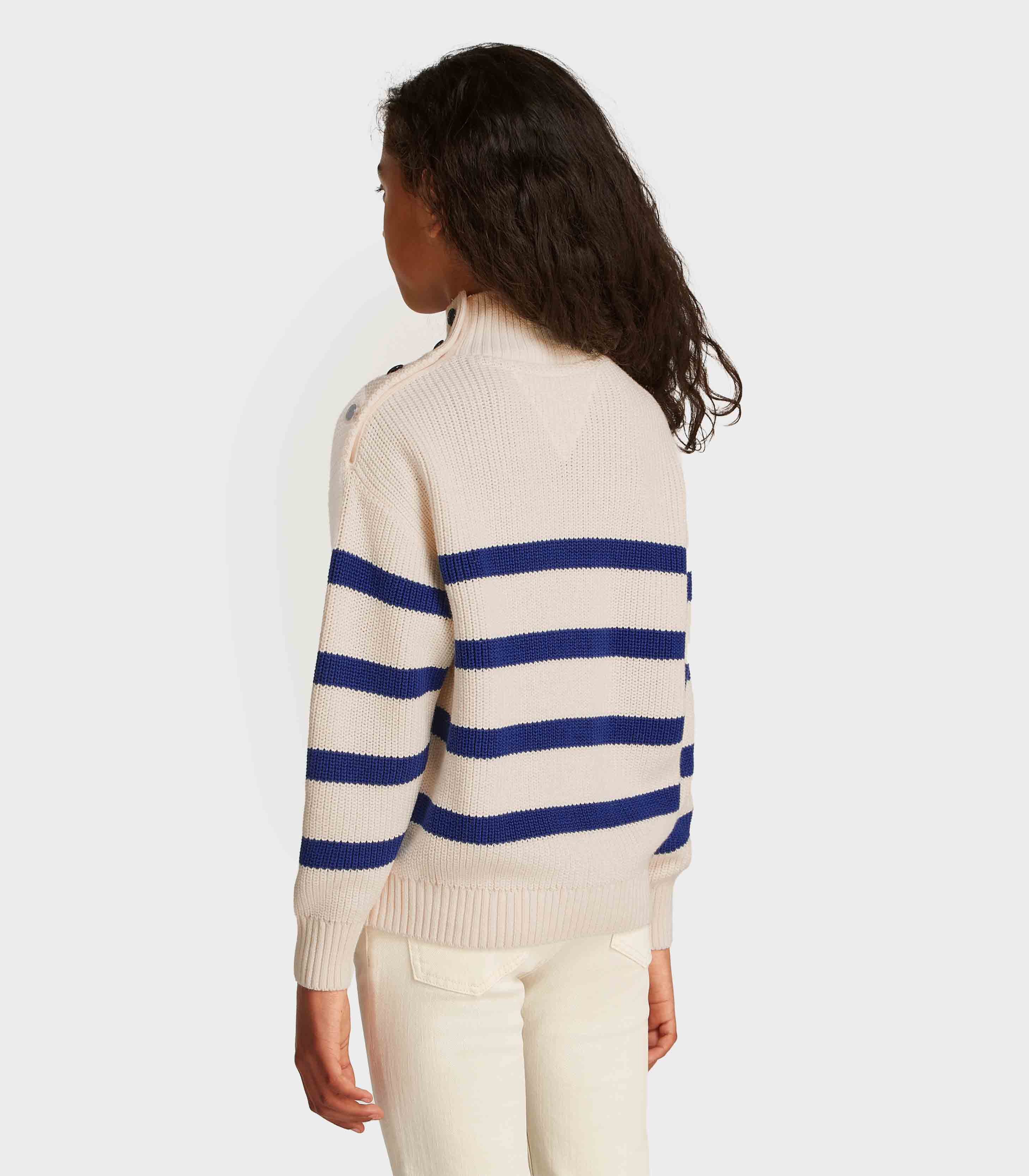 Ivory/blue