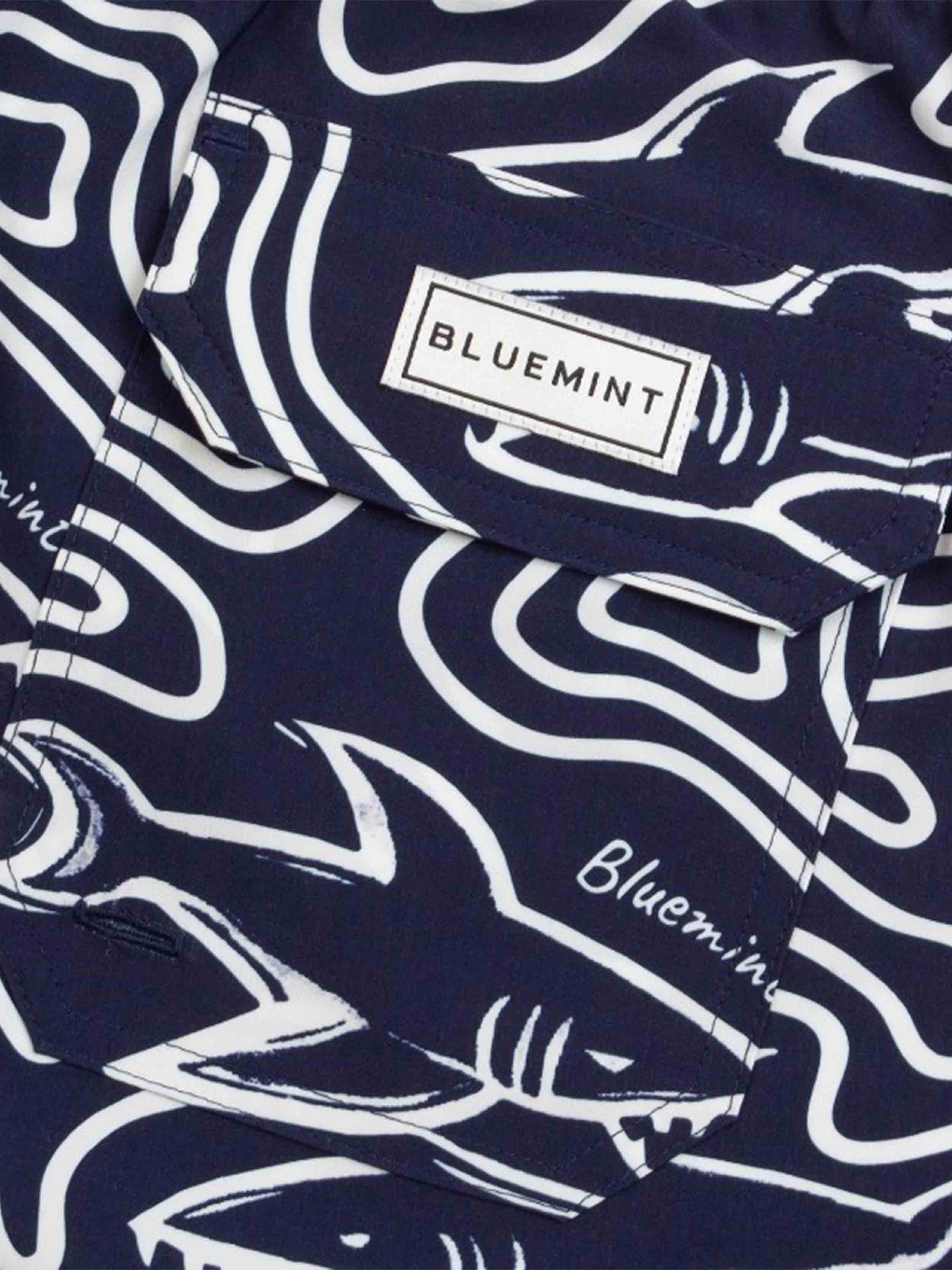 Navy/White