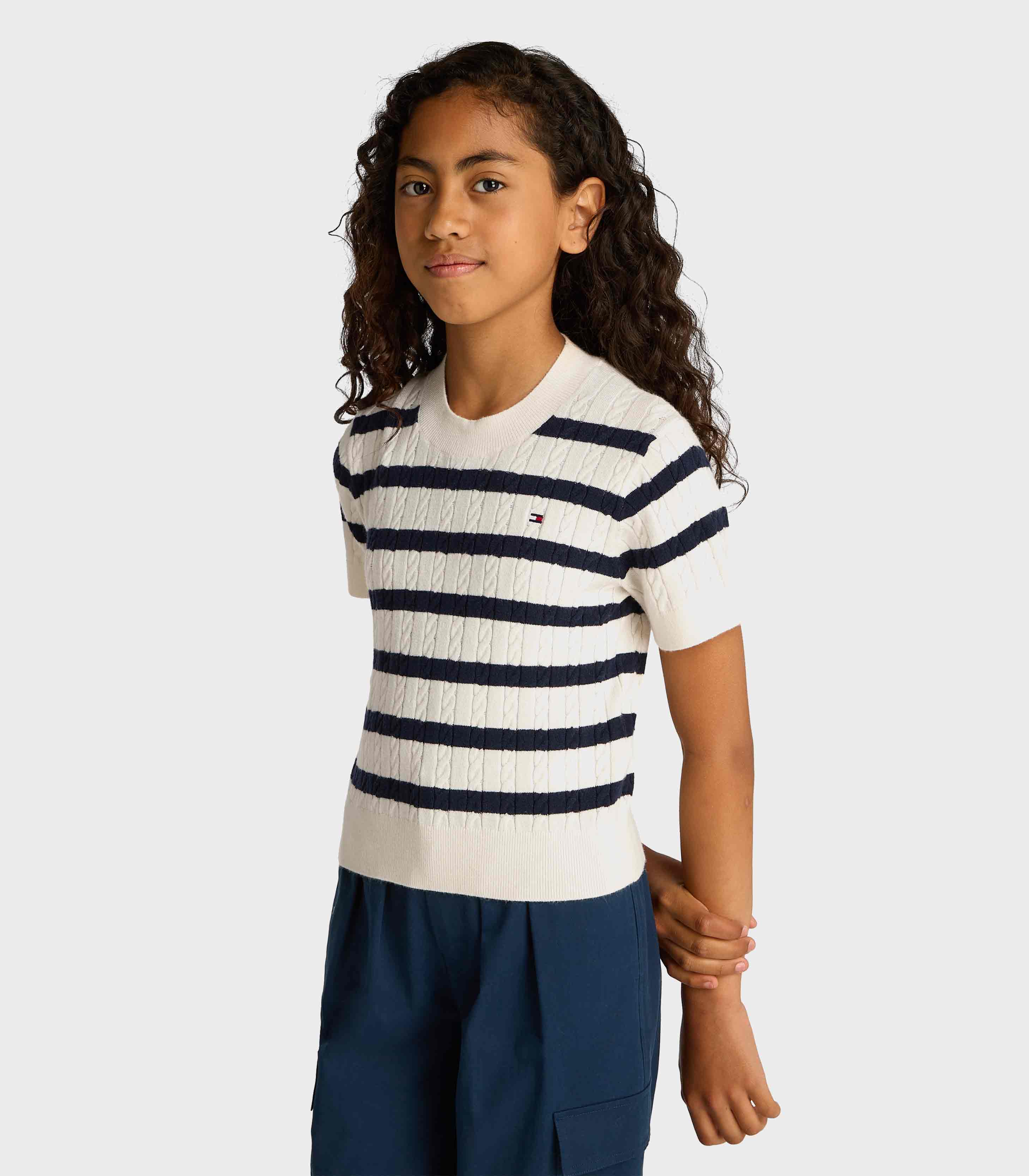 Navy / Ecru