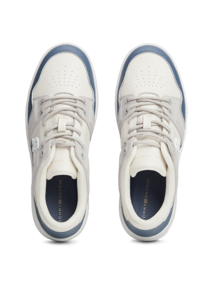 White/Navy blue