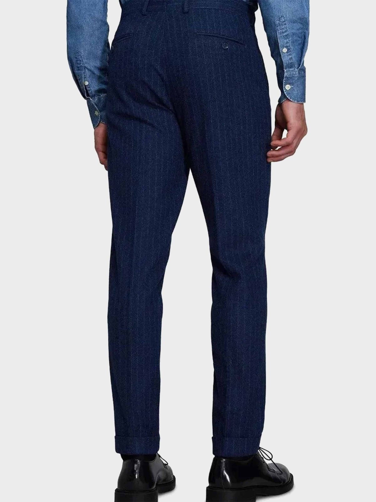 Dan John Abs.pdf Dan John - Men's Striped Slim Fit Trousers – O'five