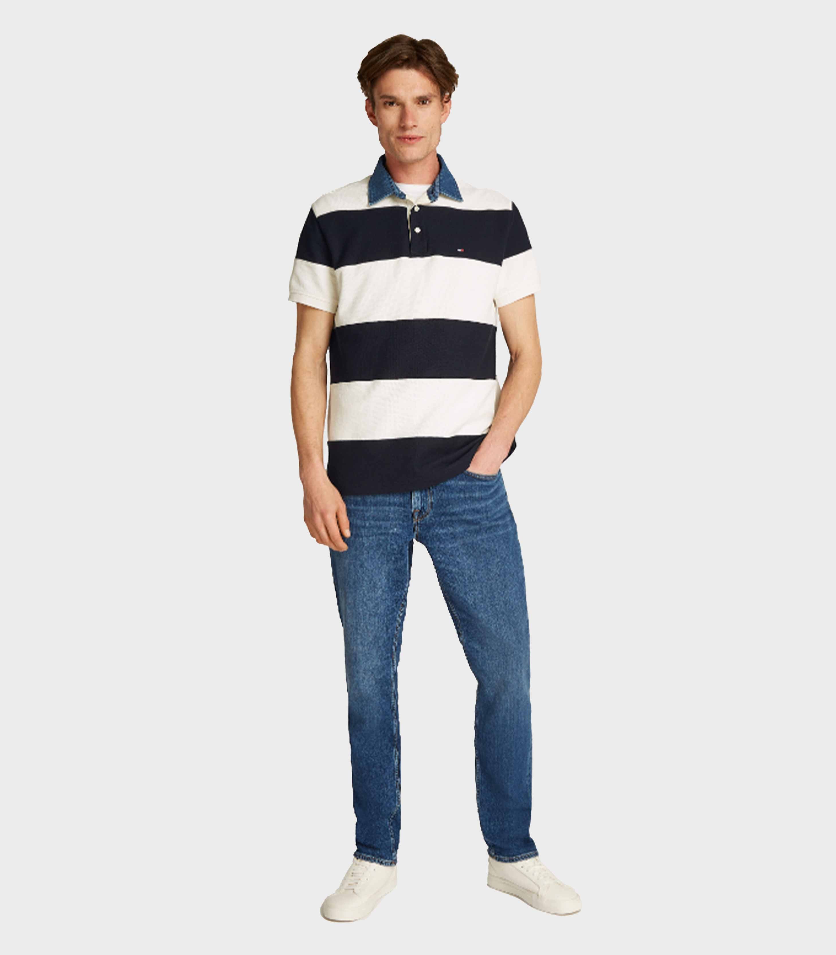 Cream/ Navy