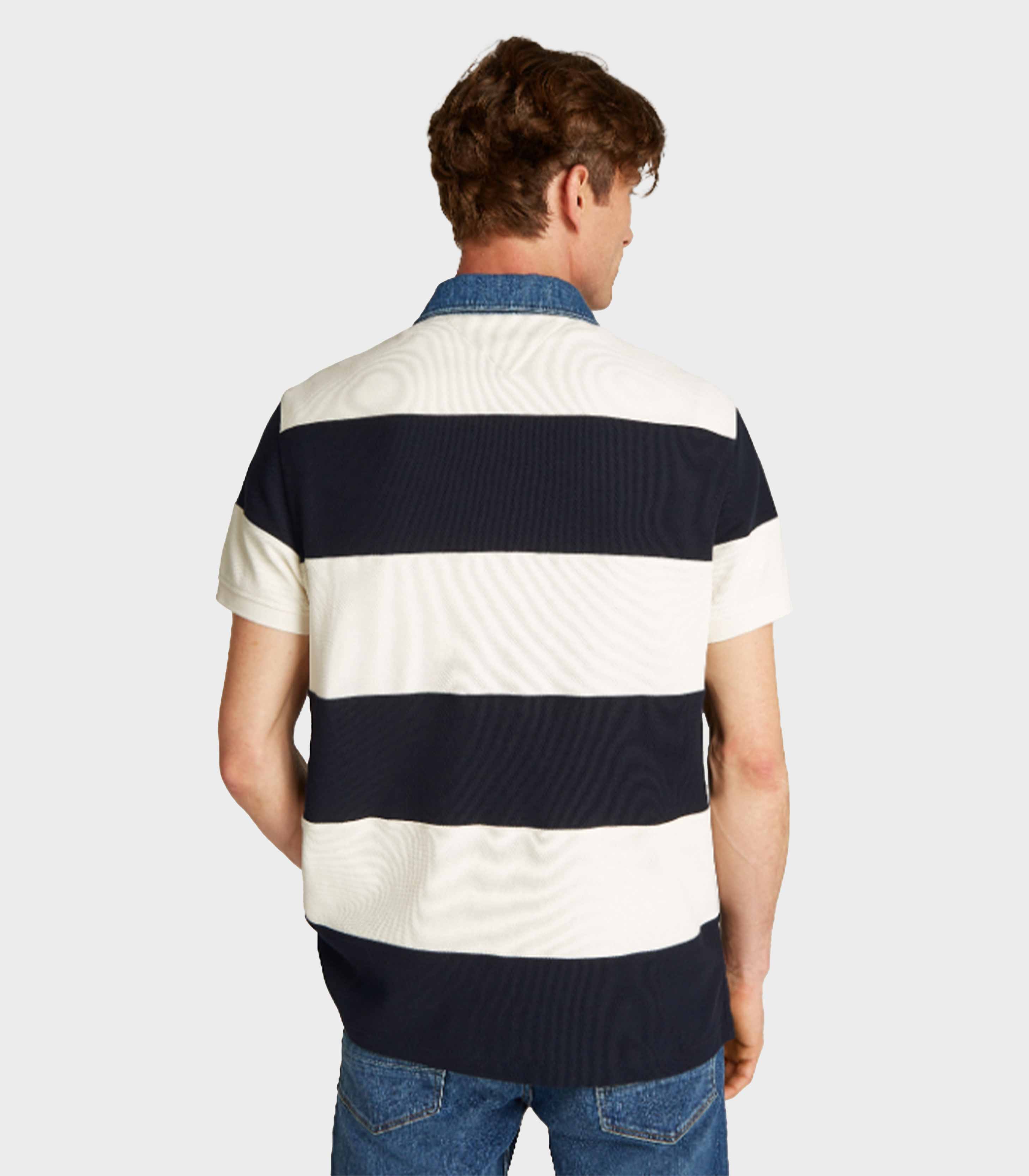 Cream/ Navy