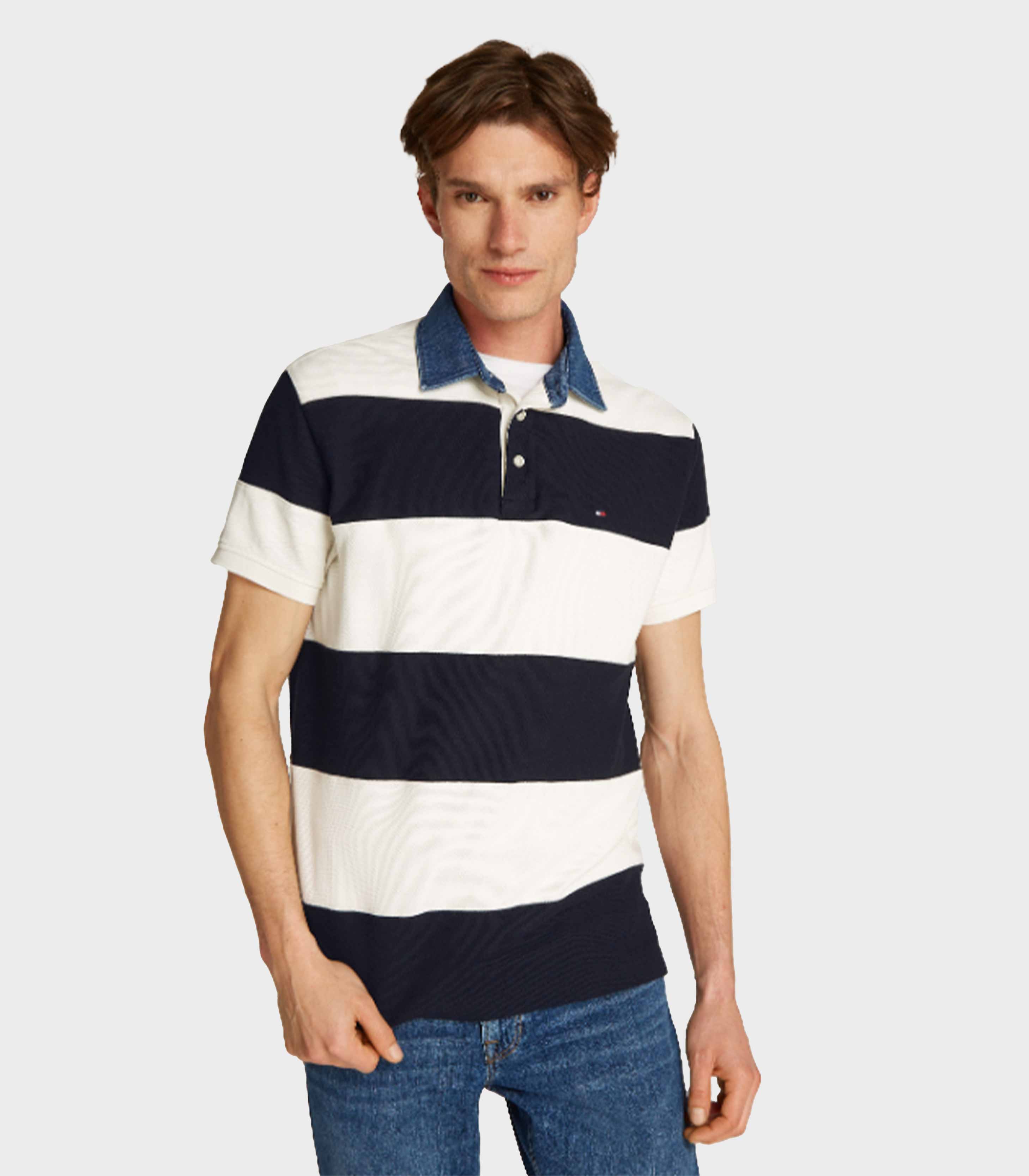 Cream/ Navy