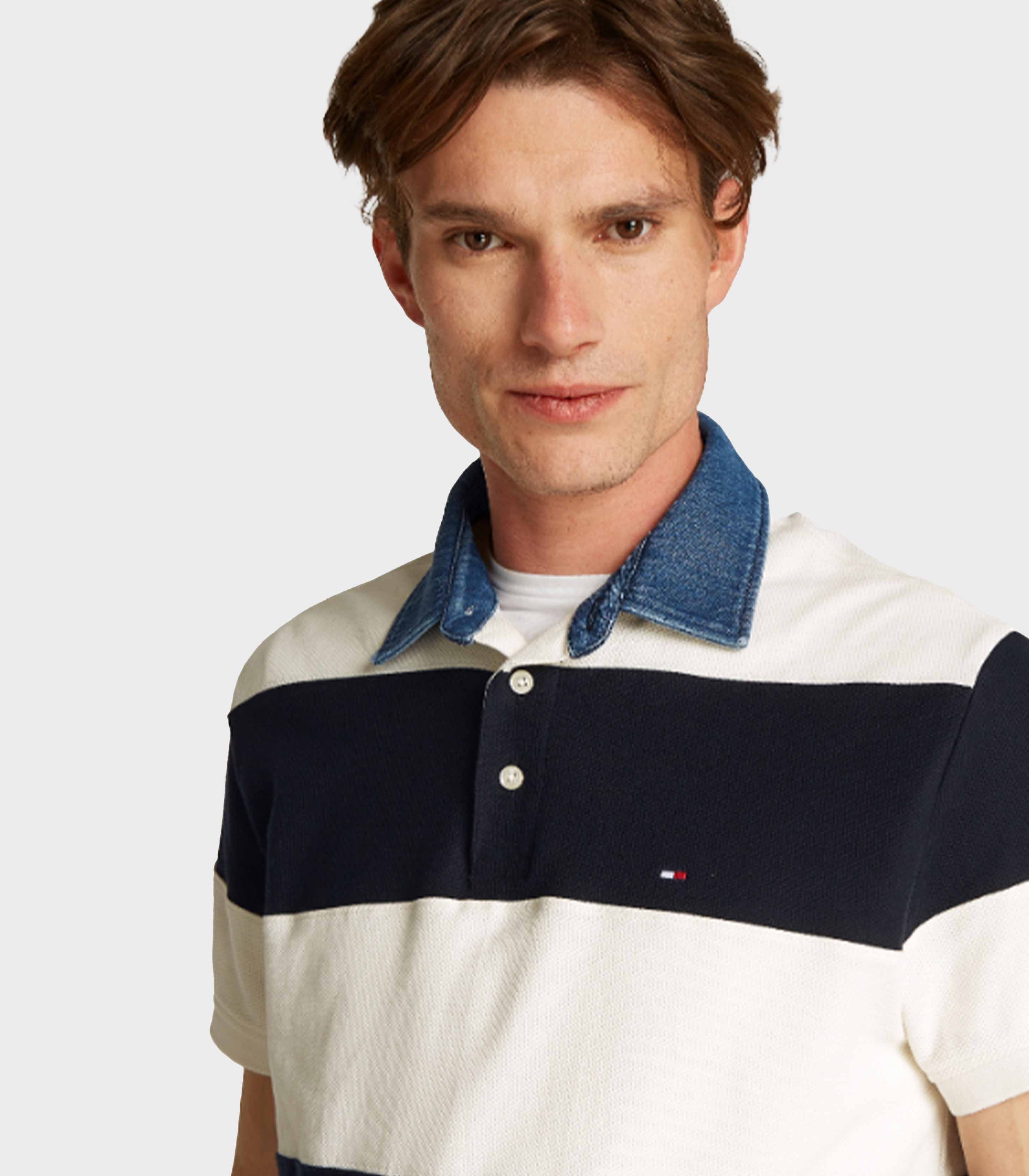 Cream/ Navy
