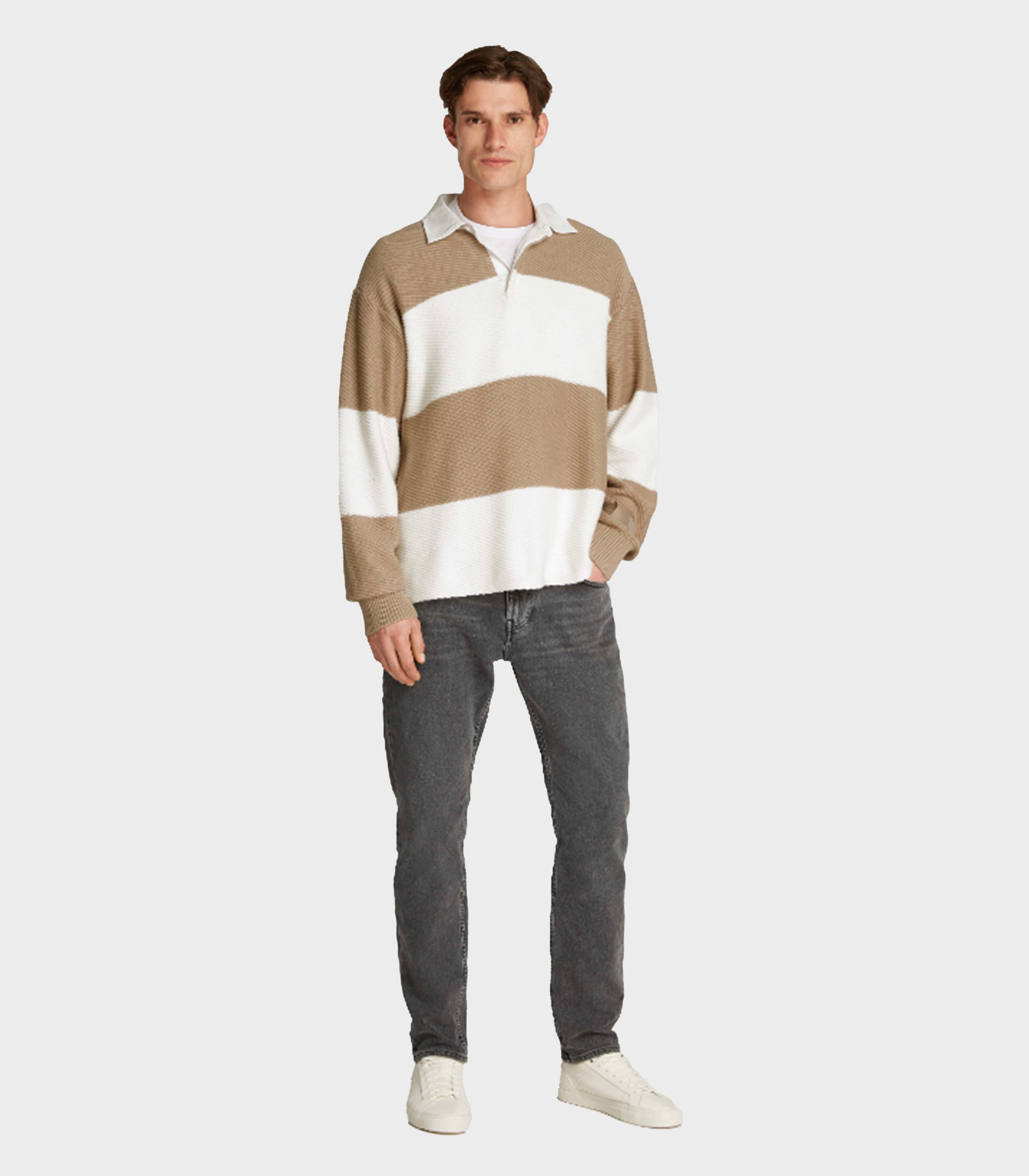 Cream / Brown