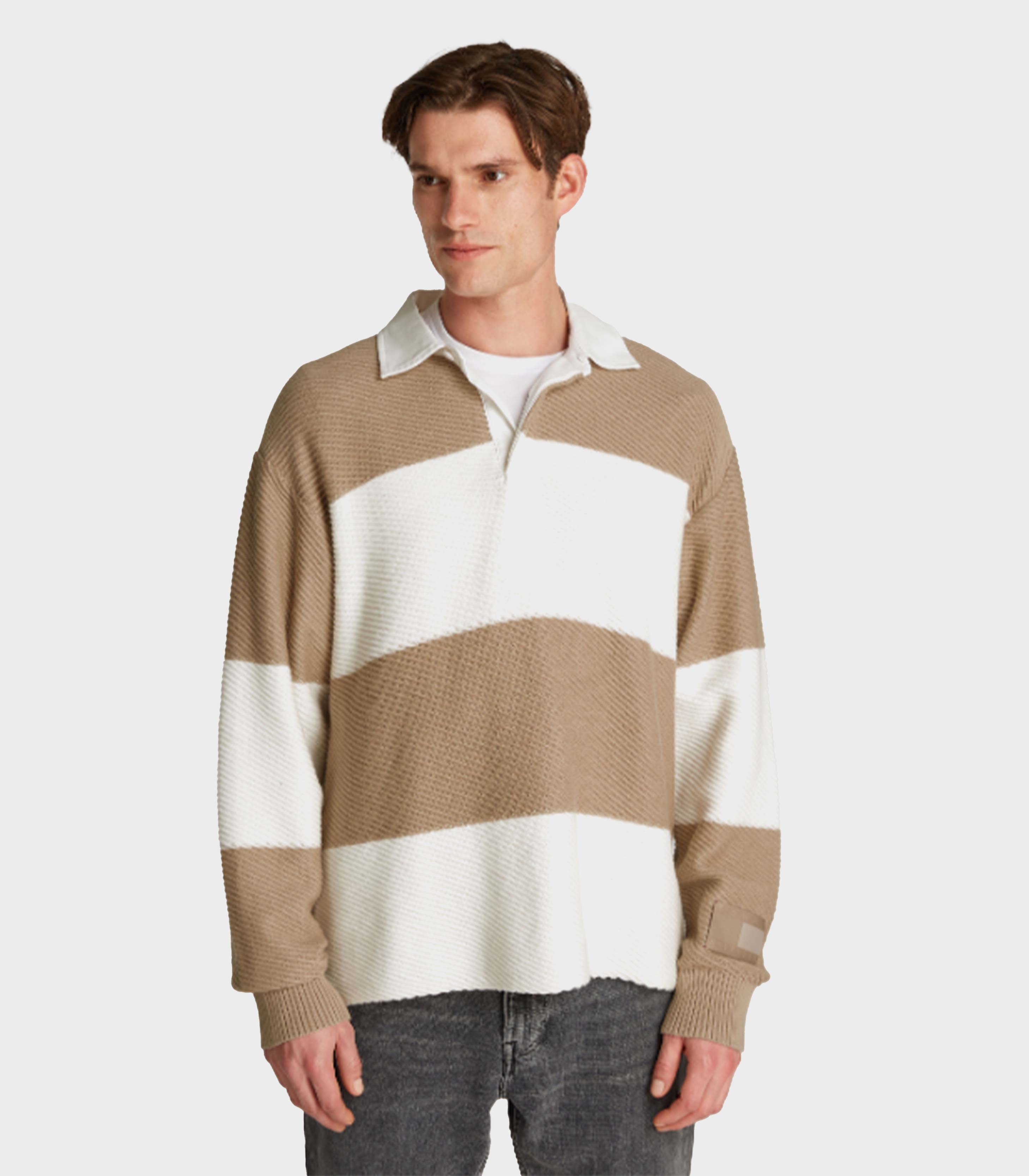 Cream / Brown