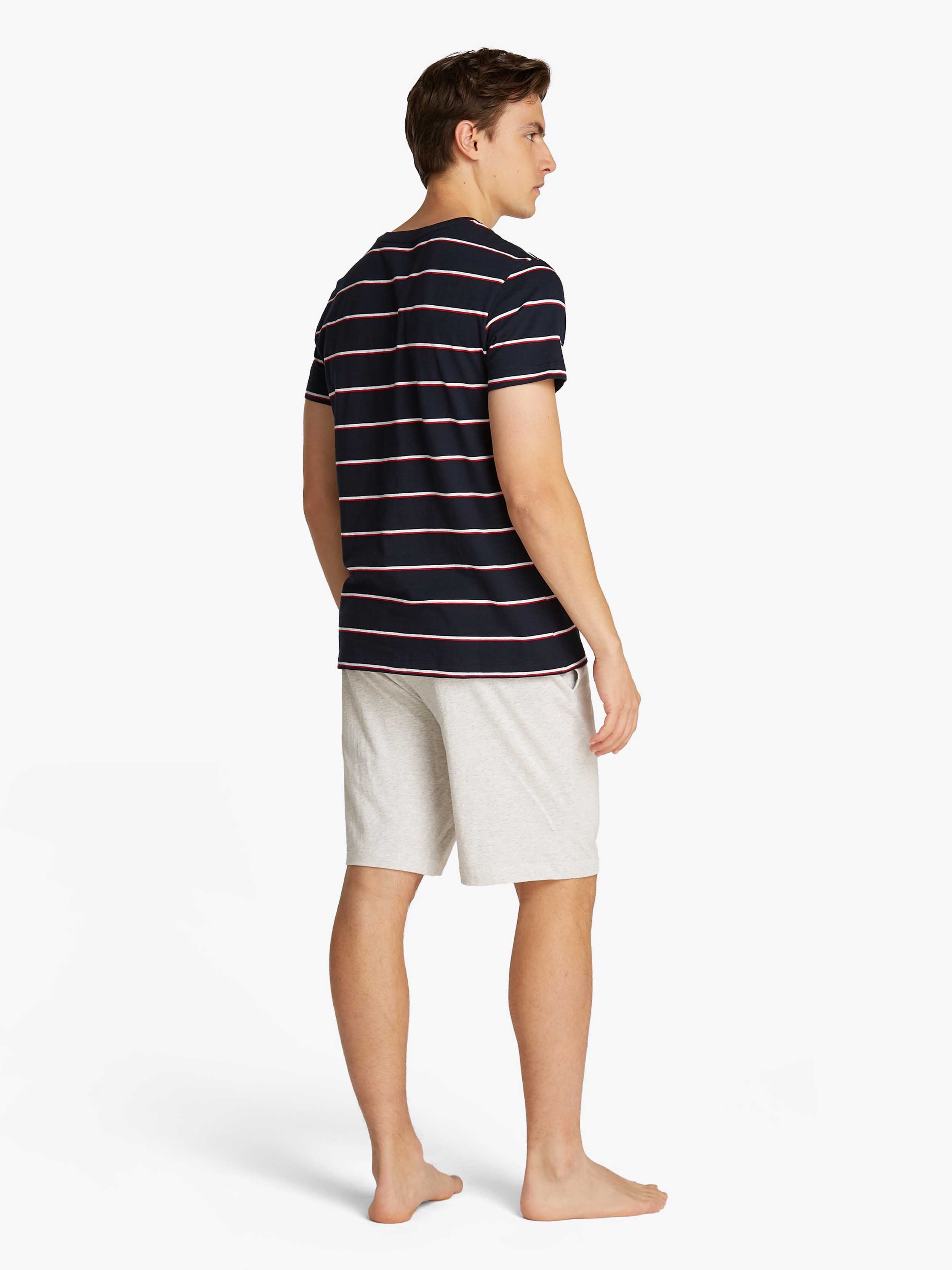 Stacked Stripes / Light Grey Ht