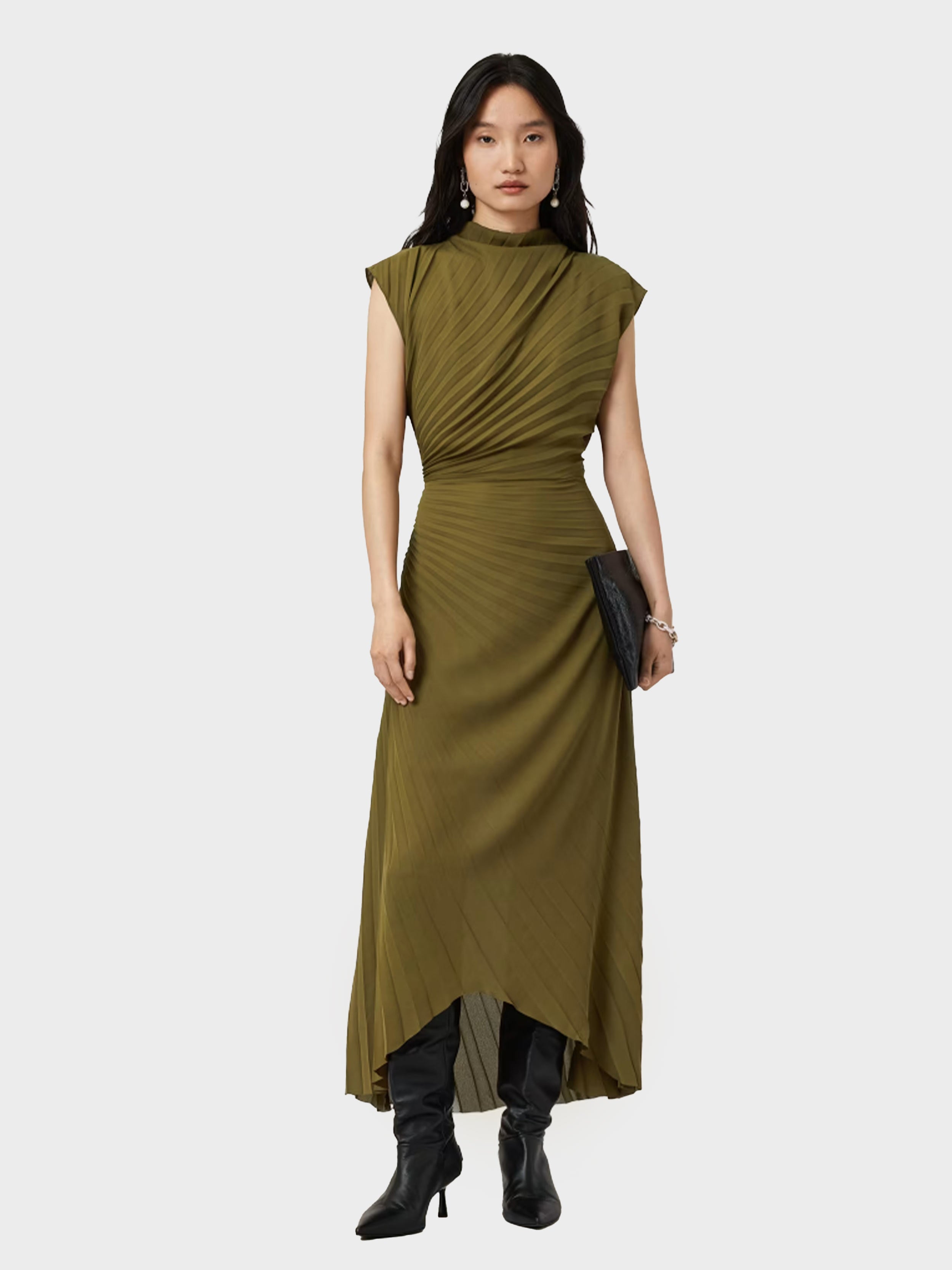 Red Tommy Hilfiger Rayana Dress AllSaints Women's Rayanna Pleated