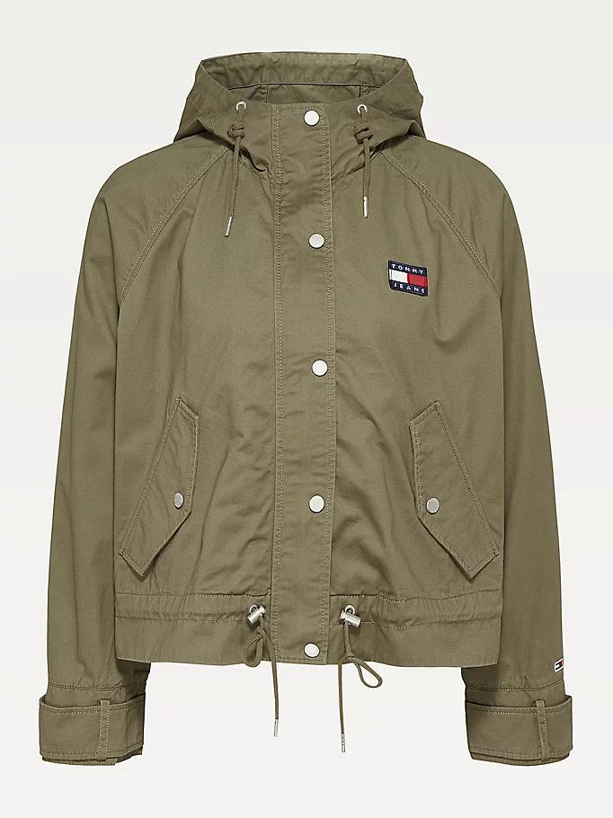 yesterday procedure So-called Tommy Hilfiger – cotton hooded packable jacket – women – Ofive Egypt