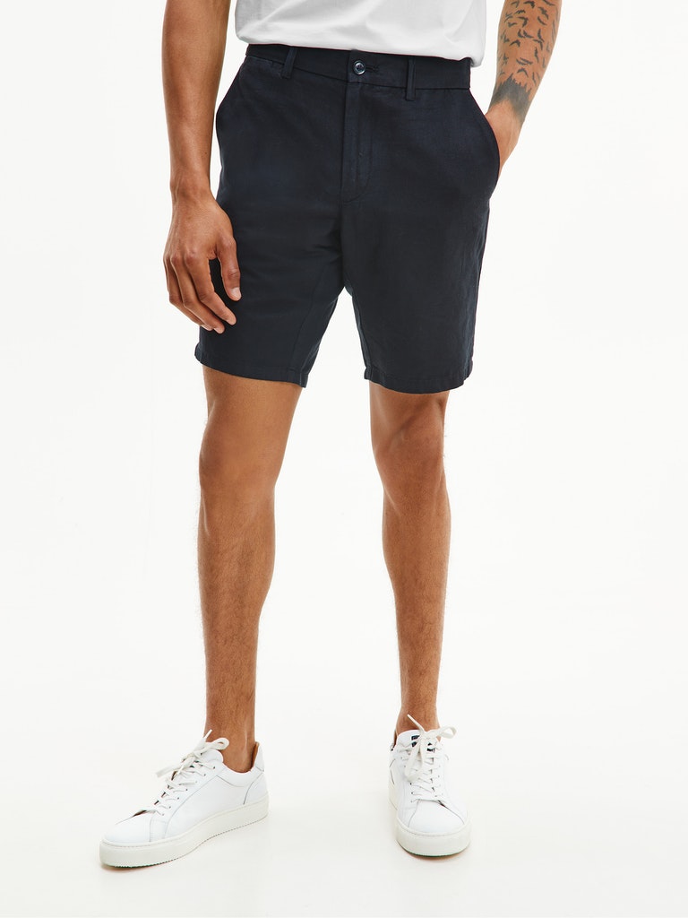 hoek compact weten Tommy Hilfiger – brooklyn essential cotton linen shorts regular fit – men –  Ofive Egypt